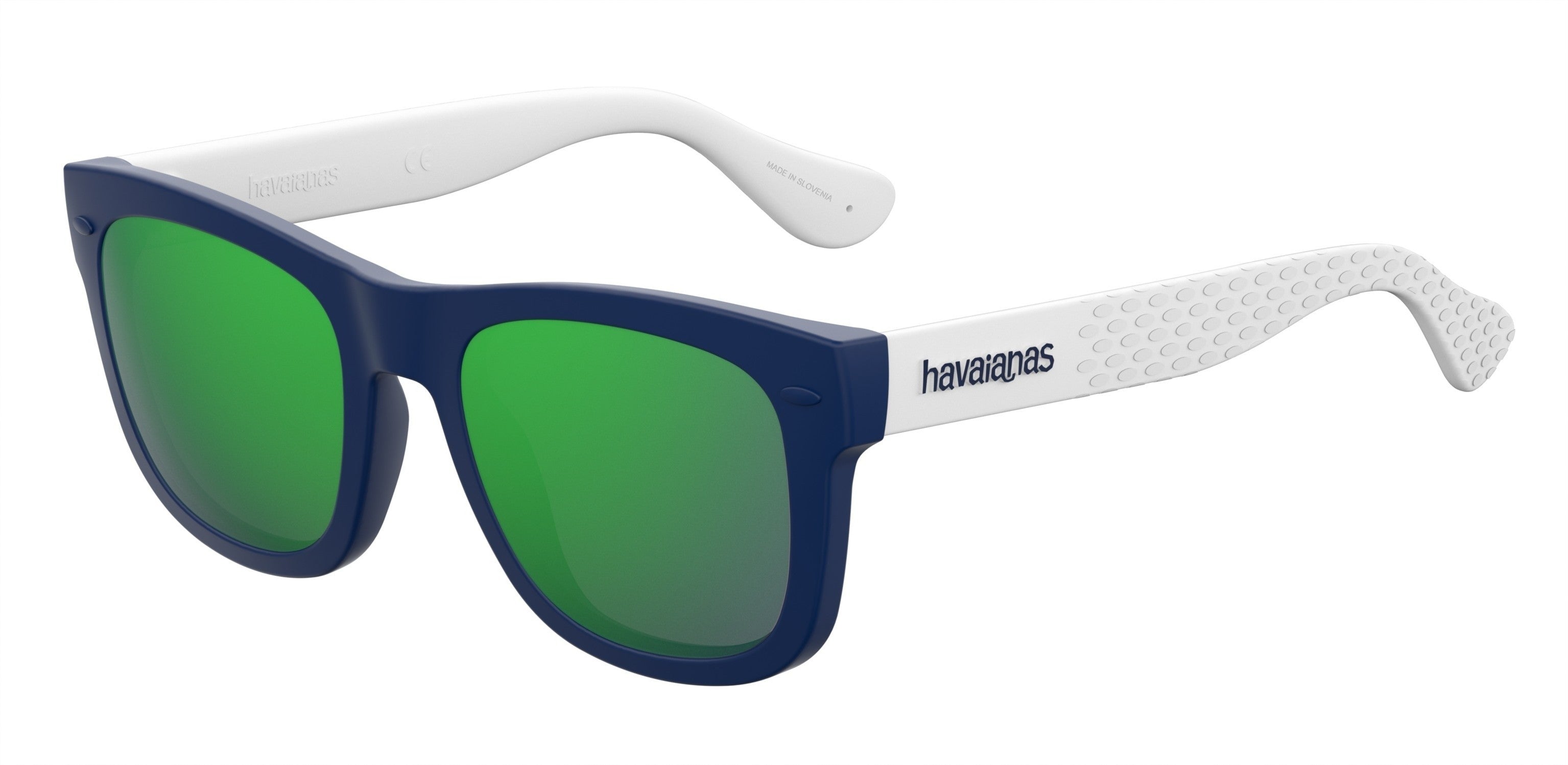 Havaianas Paraty/S Square Sunglasses 0QMB-0QMB  Blue White (Z9 Green Multi Pz)