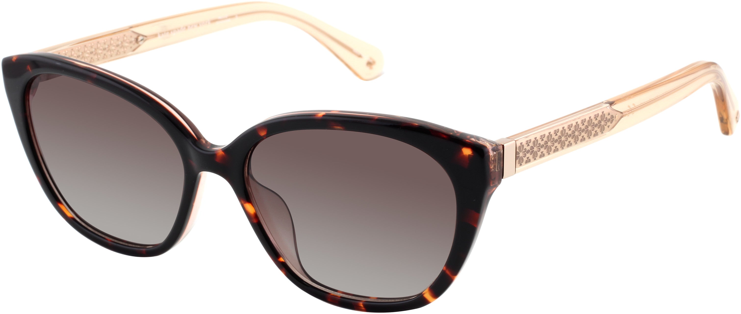 Kate Spade Philippa/G/S Cat Eye/butterfly Sunglasses 0XLT-0XLT  Havana Beige (HA Brown Gradient)