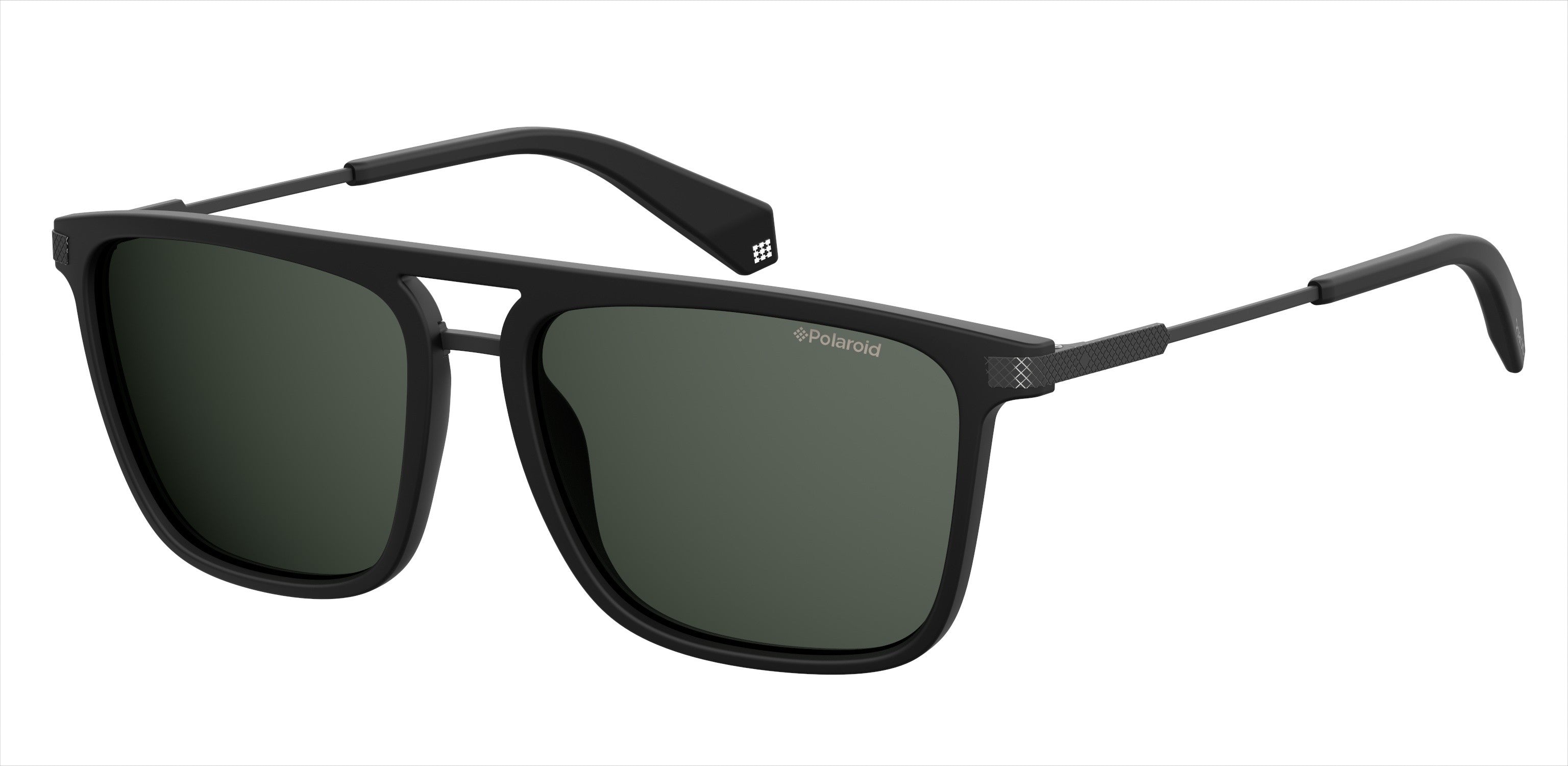 Polaroid Core Polaroid 2060/S Square Sunglasses 0003-0003  Matte Black (M9 Gray Pz)