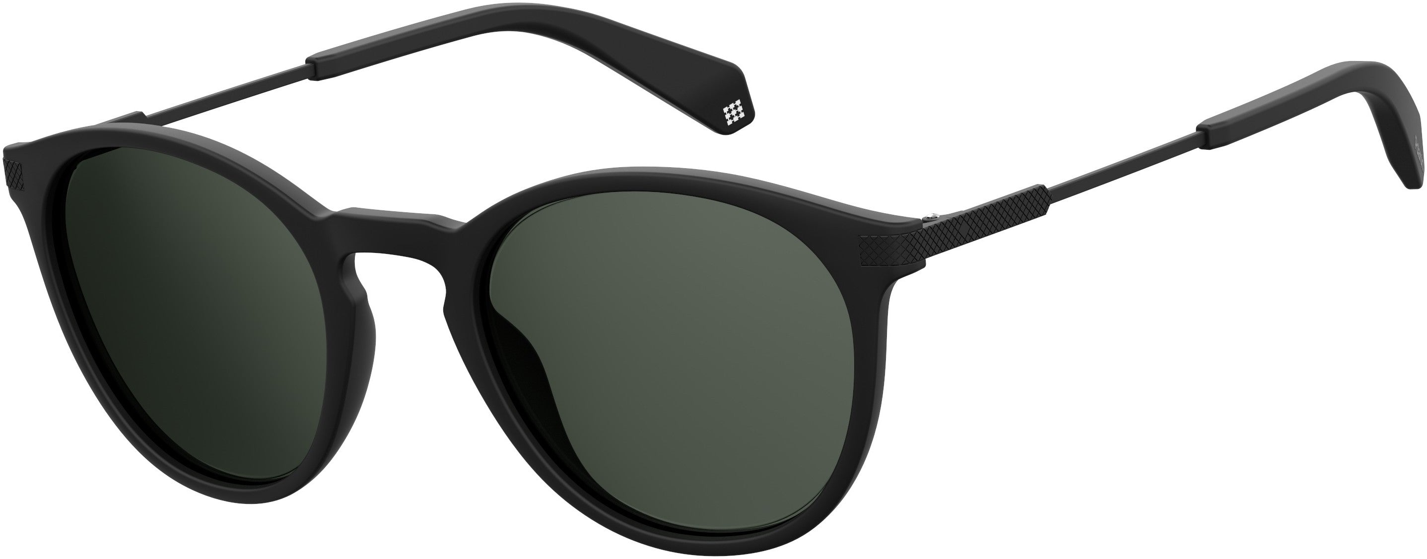 Polaroid Core Polaroid 2062/S Oval Modified Sunglasses 0003-0003  Matte Black (M9 Gray Pz)