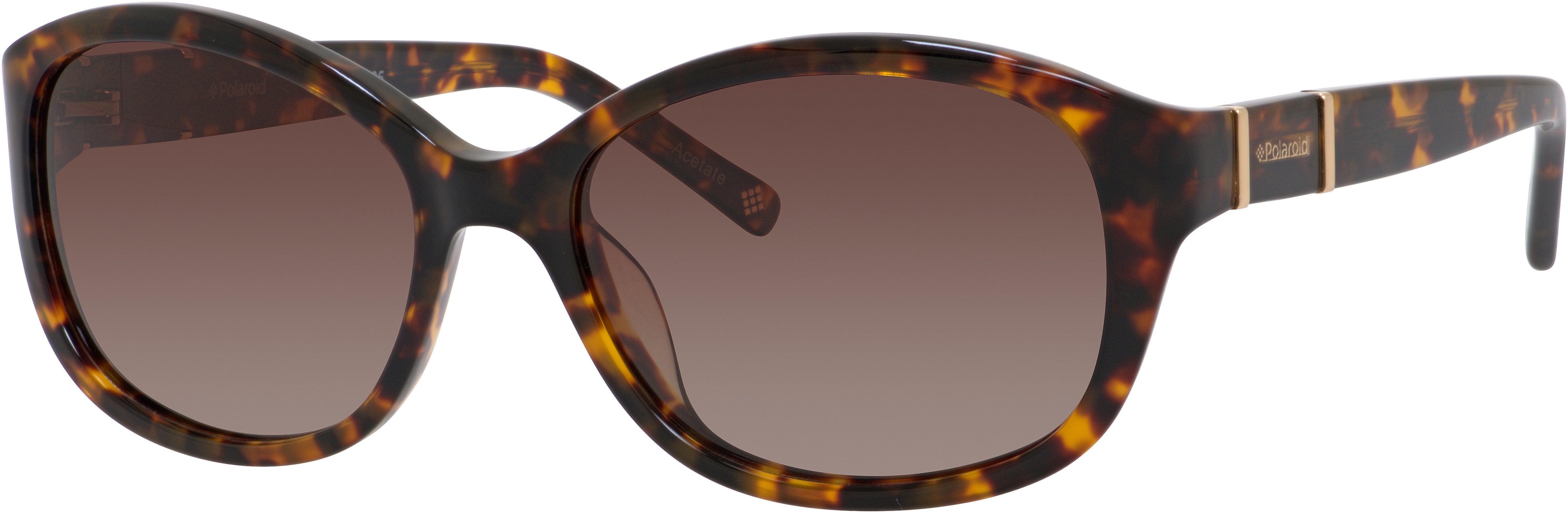 Polaroid Core Polaroid 4019/S Rectangular Sunglasses 0NNJ-0NNJ  Havana (X3 Brown Polarized)