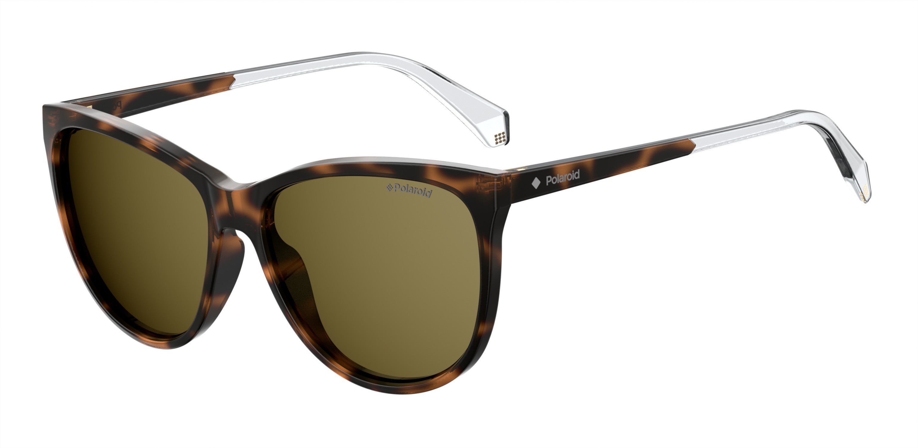 Polaroid Core Polaroid 4058/S Cat Eye/butterfly Sunglasses 0086-0086  Dark Havana (LA Brown Gradient Polz)