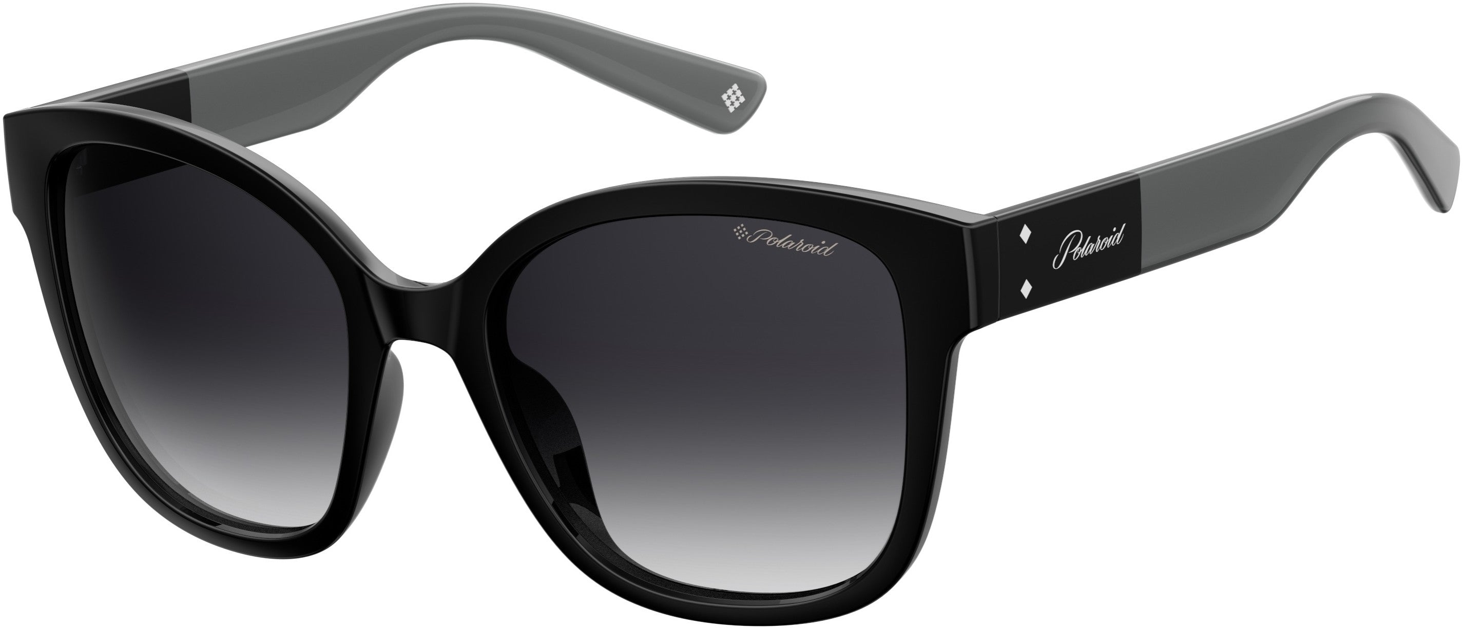 Polaroid Core Polaroid 4070/S/X Square Sunglasses 0807-0807  Black (WJ Gray Sf Pz)