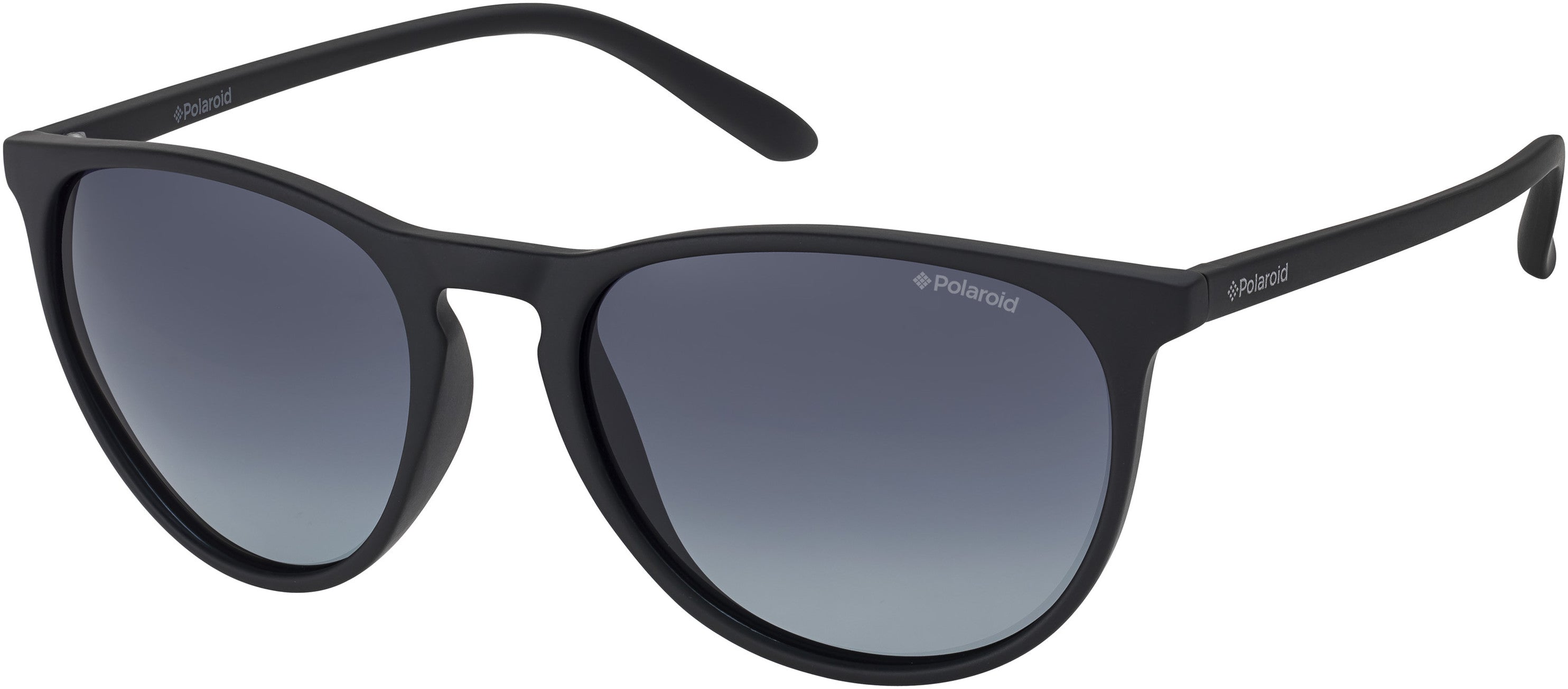 Polaroid Core Polaroid 6003/N/S Oval Modified Sunglasses 0DL5-0DL5  Matte Black (WJ Gray Sf Pz)