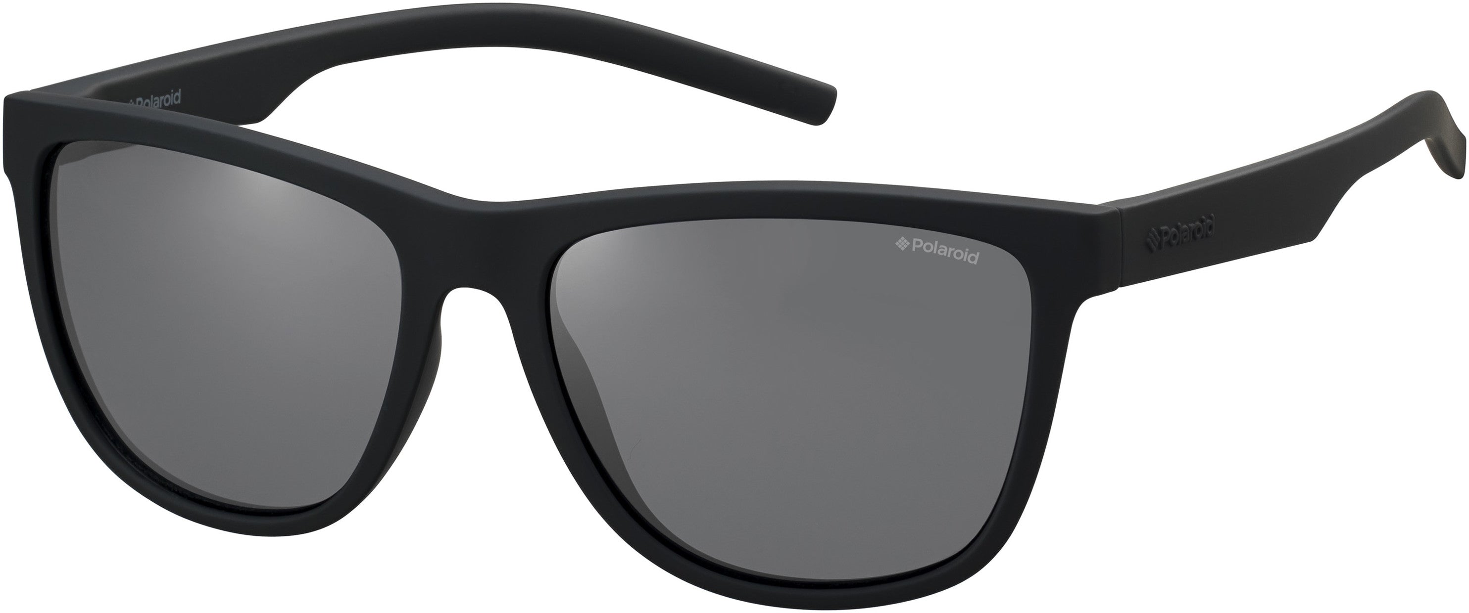 Polaroid Sport Polaroid 6014/S Square Sunglasses 0YYV-0YYV  Rubber Black (Y2 Gray Polarized)