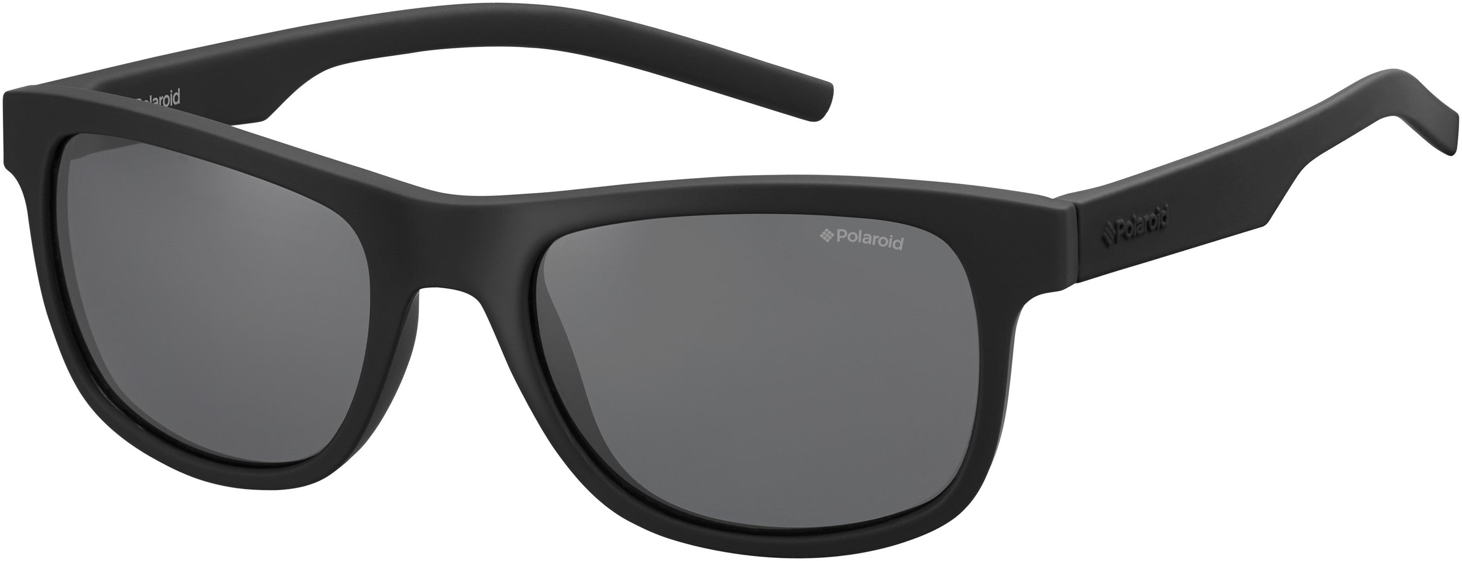 Polaroid Sport Polaroid 6015/S Square Sunglasses 0YYV-0YYV  Rubber Black (Y2 Gray Polarized)