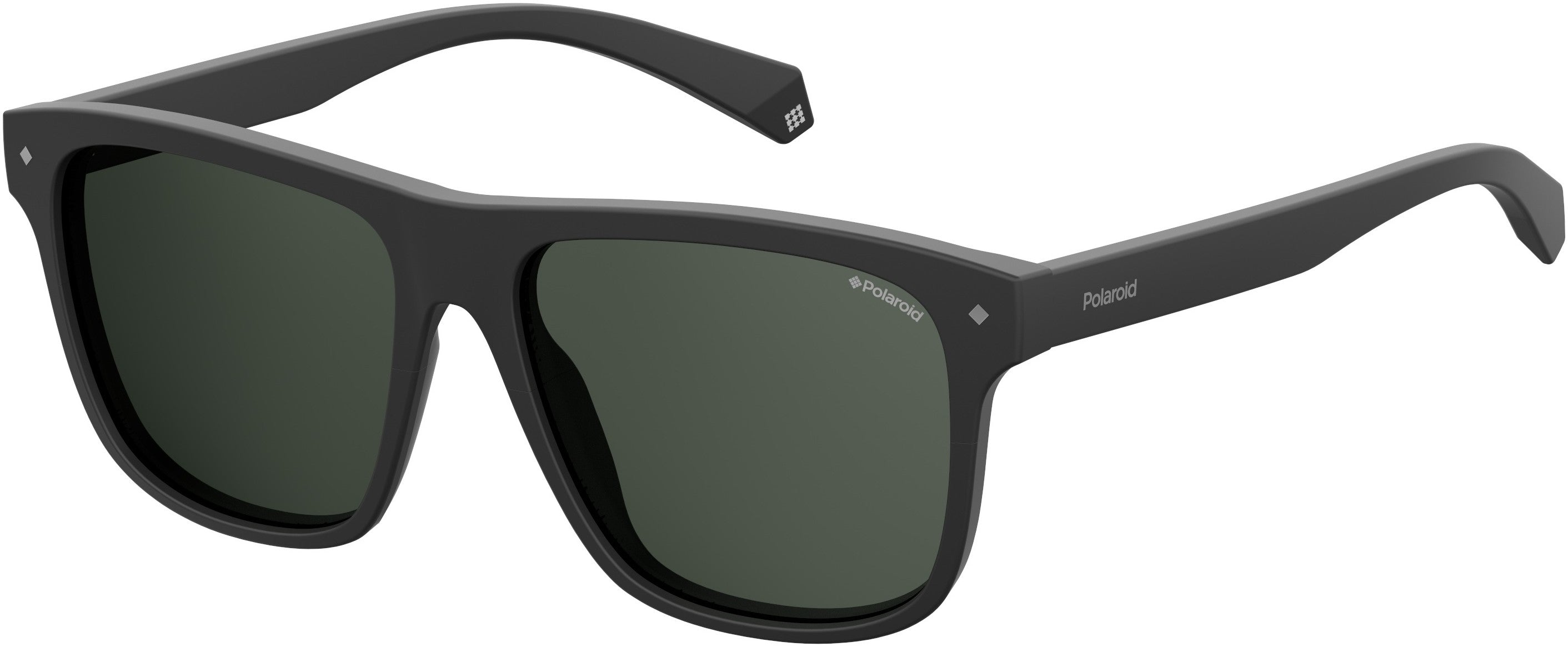 Polaroid Core Polaroid 6041/S Square Sunglasses 0807-0807  Black (M9 Gray Pz)