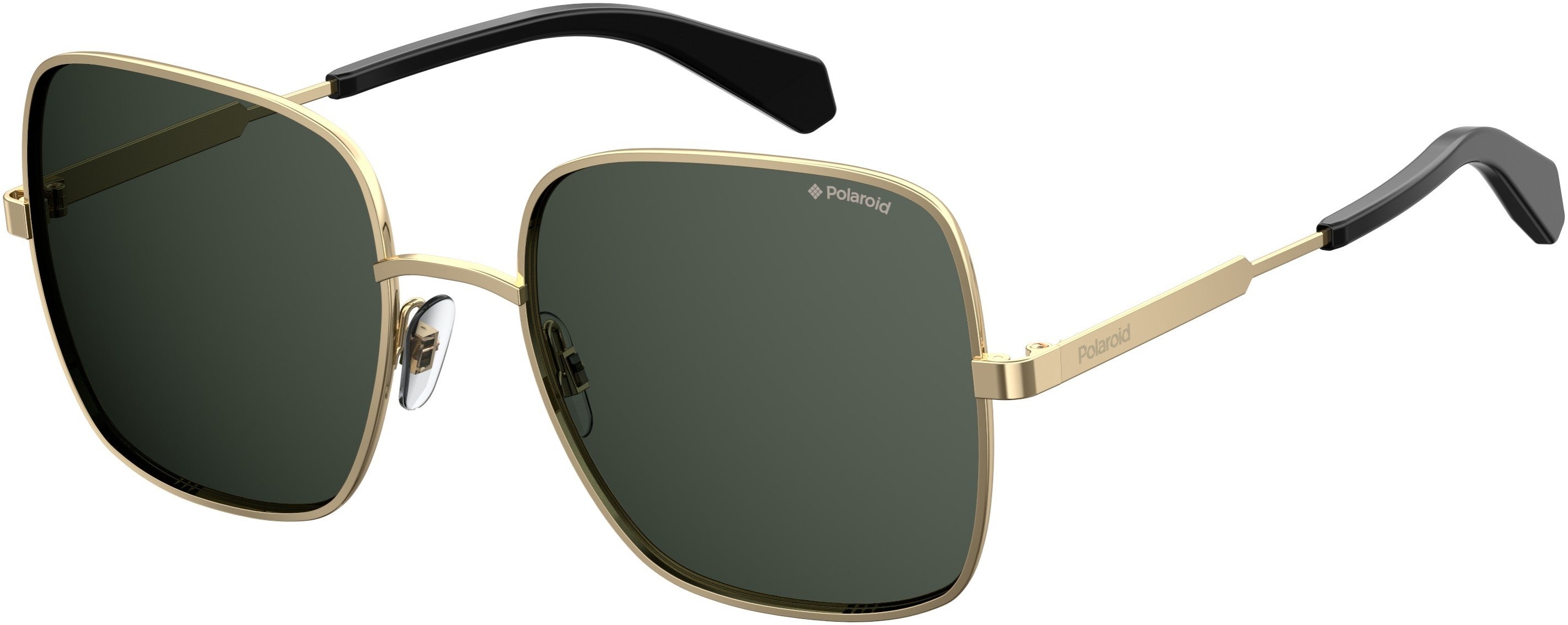 Polaroid Core Polaroid 6060/S Square Sunglasses 02F7-02F7  Antgd Gre (M9 Gray Pz)