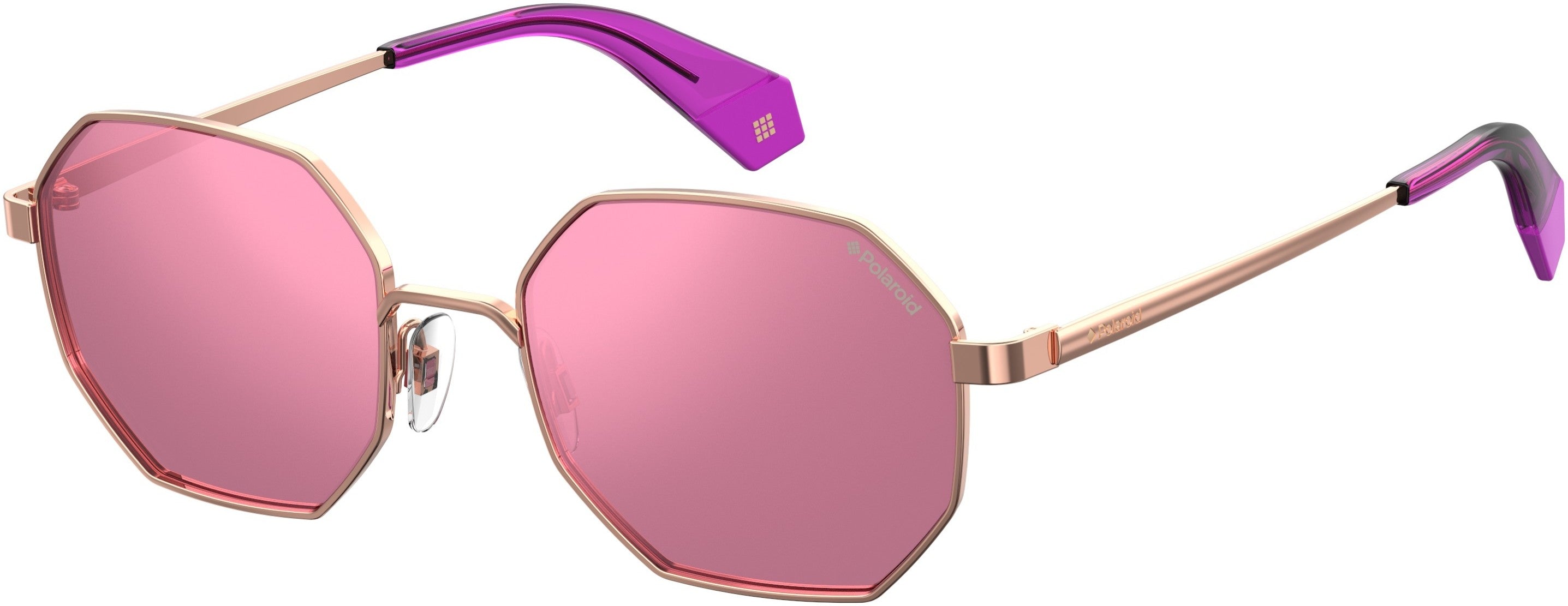 Polaroid Core Polaroid 6067/S Special Shape Sunglasses 0YEP-0YEP  Light Gdredbl (A2 Gold Mirror Pz)