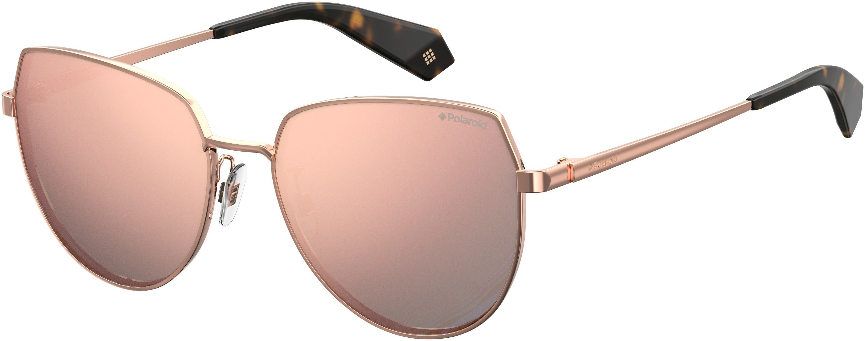 Polaroid Core Polaroid 6073/F/s/X Square Sunglasses 0210-0210  Copper (0J Rose Gold Ml)