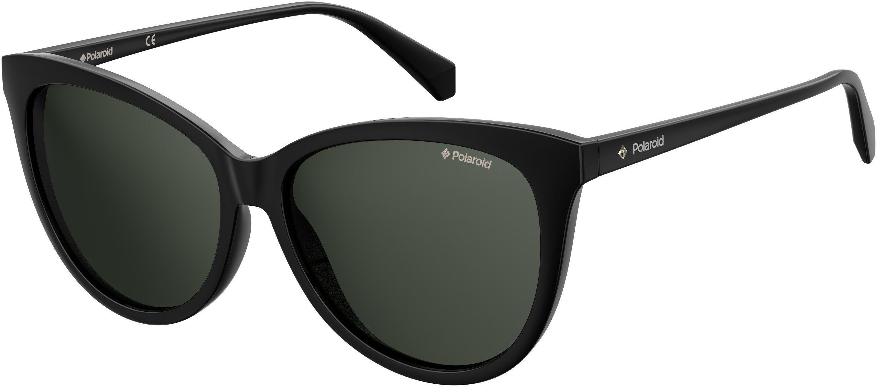 Polaroid Core Polaroid 6104/S/X Cat Eye/butterfly Sunglasses 0807-0807  Black (M9 Gray Pz)