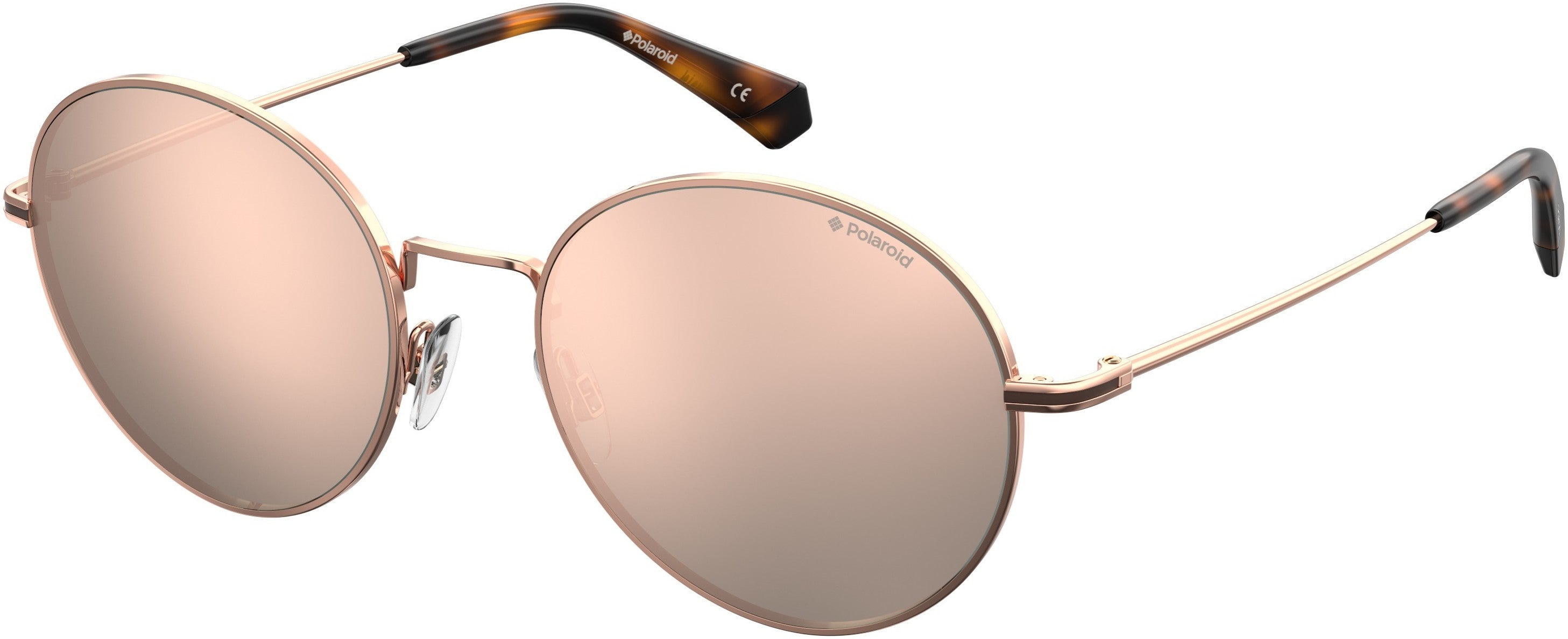 Polaroid Core Polaroid 6105/S/X Oval Modified Sunglasses 0210-0210  Copper (JQ Rose Gold Ml Pz)