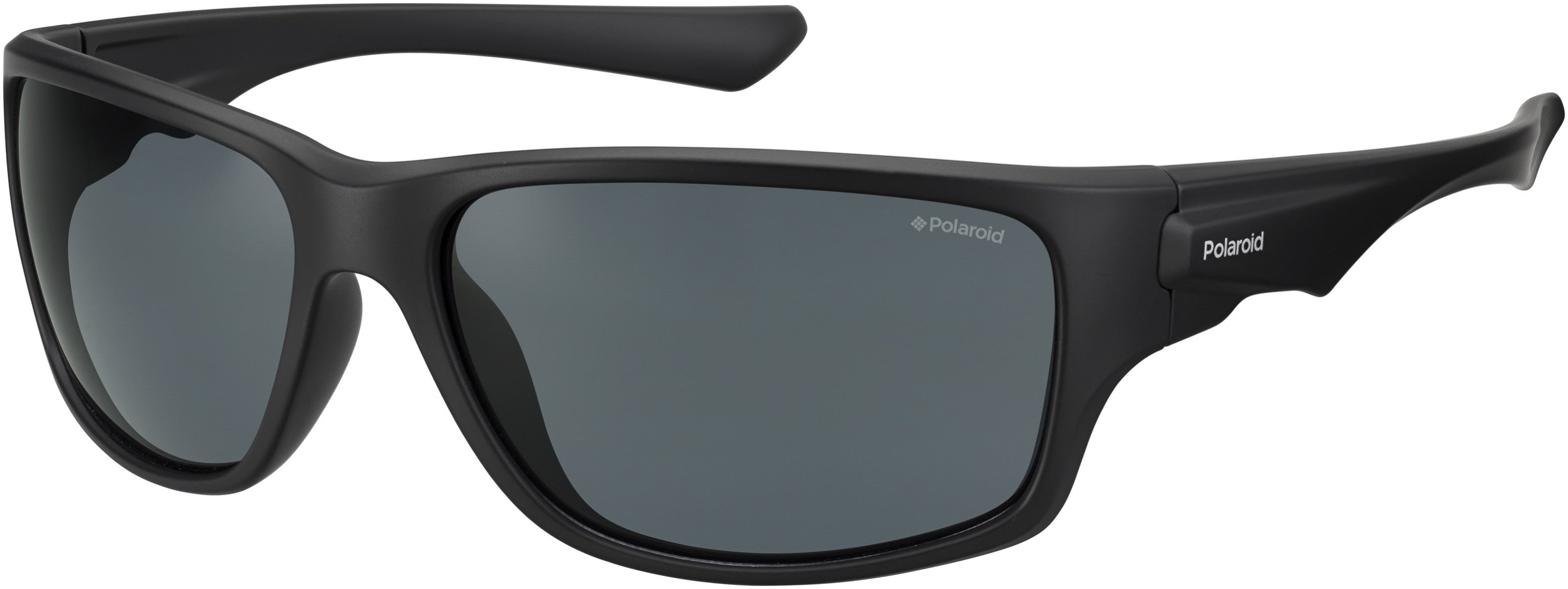 Polaroid Sport Polaroid 7012/S Rectangular Sunglasses 0807-0807  Black (M9 Gray Pz)