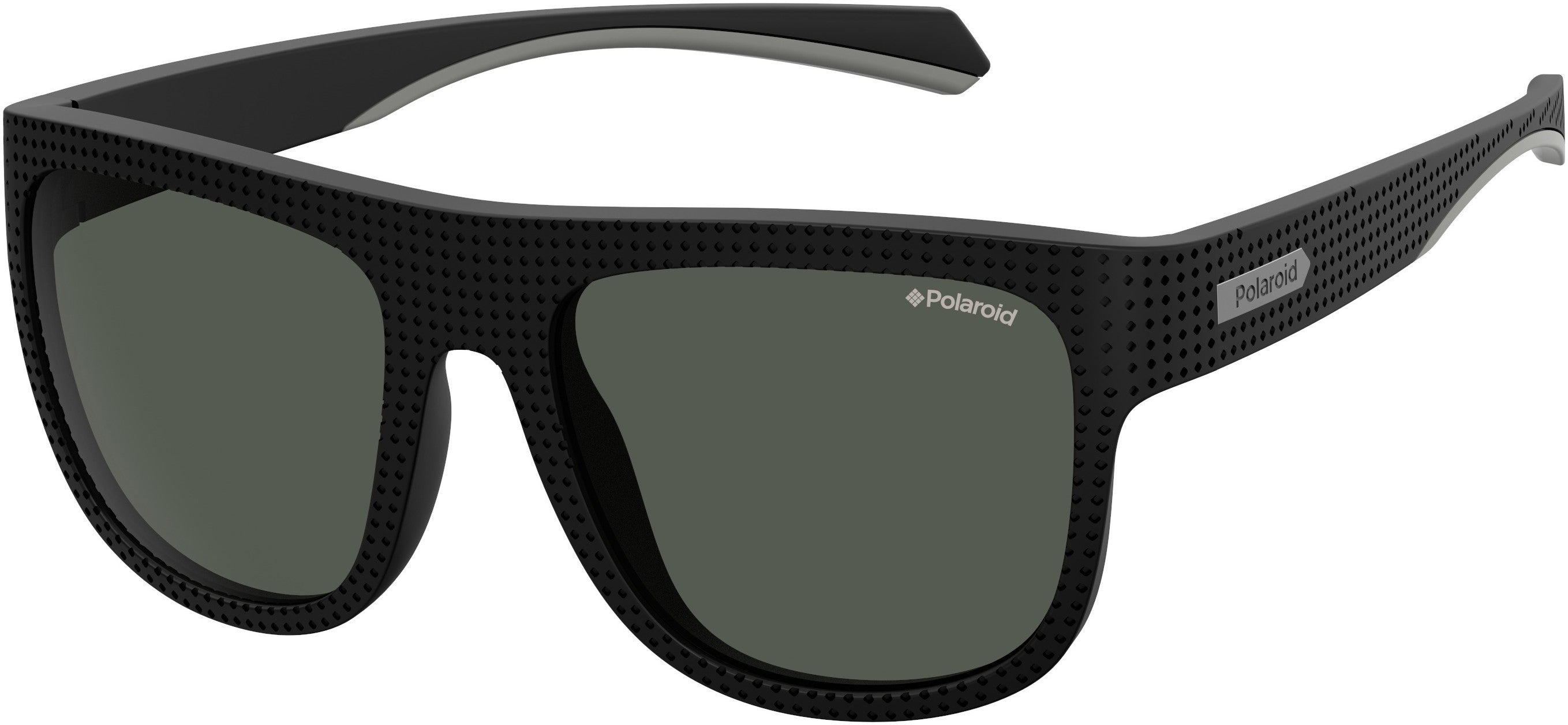 Polaroid Core Polaroid 7023/S Square Sunglasses 0807-0807  Black (M9 Gray Pz)
