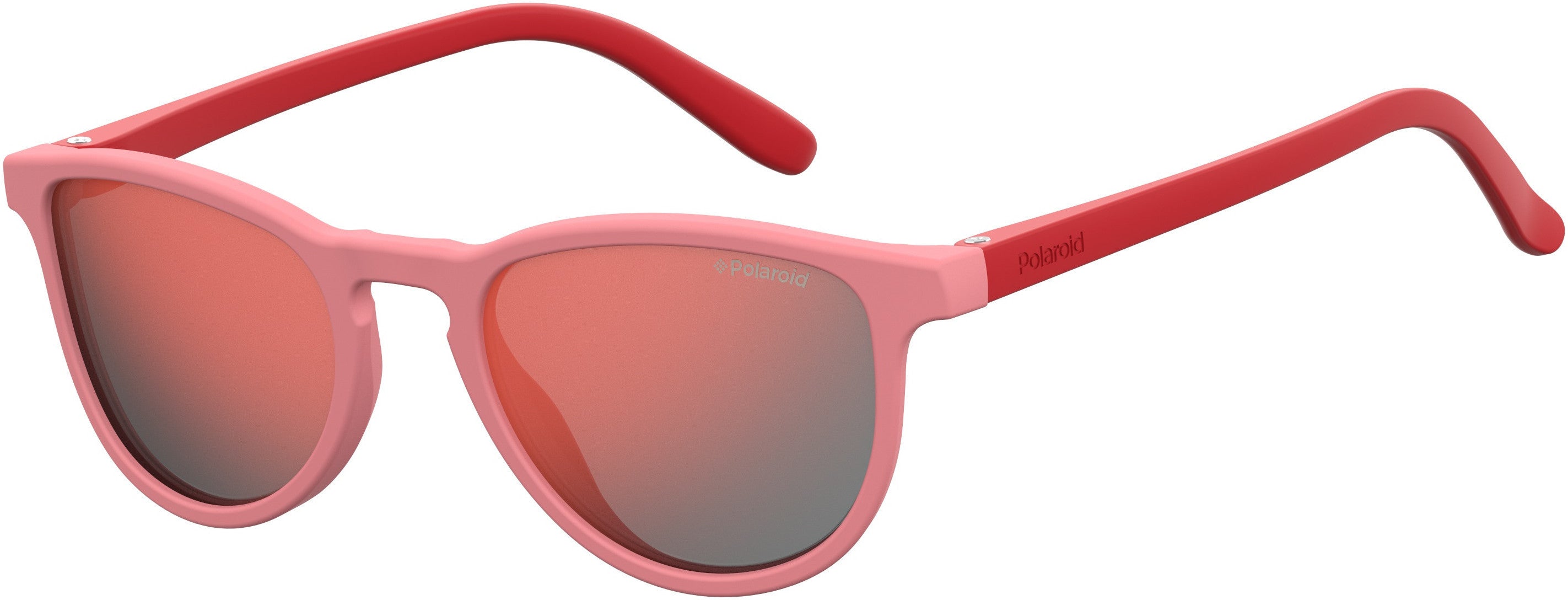 Polaroid Kids Polaroid 8029/S Oval Modified Sunglasses 0C48-0C48  Pink Red (OZ Red Ml Pz)