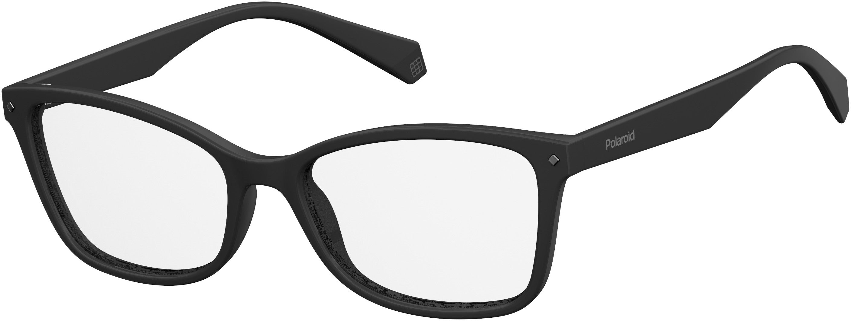 Polaroid Core Polaroid D 320 Cat Eye/butterfly Eyeglasses 0807-0807  Black (00 Demo Lens)