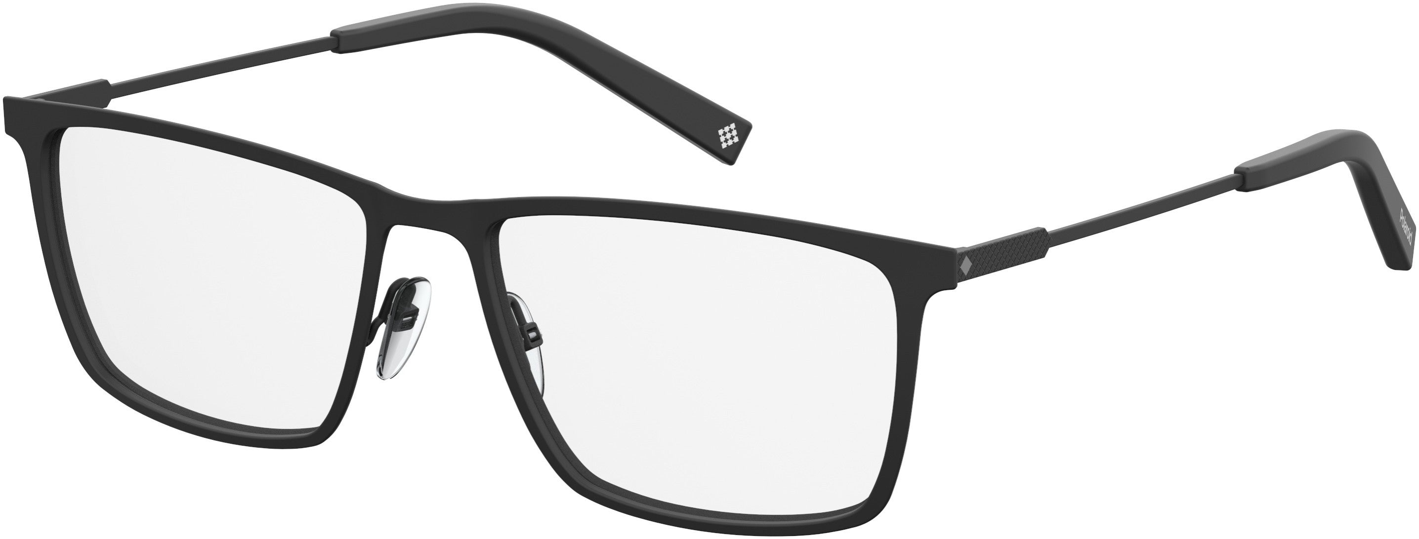 Polaroid Core Polaroid D 349 Rectangular Eyeglasses 0003-0003  Matte Black (00 Demo Lens)