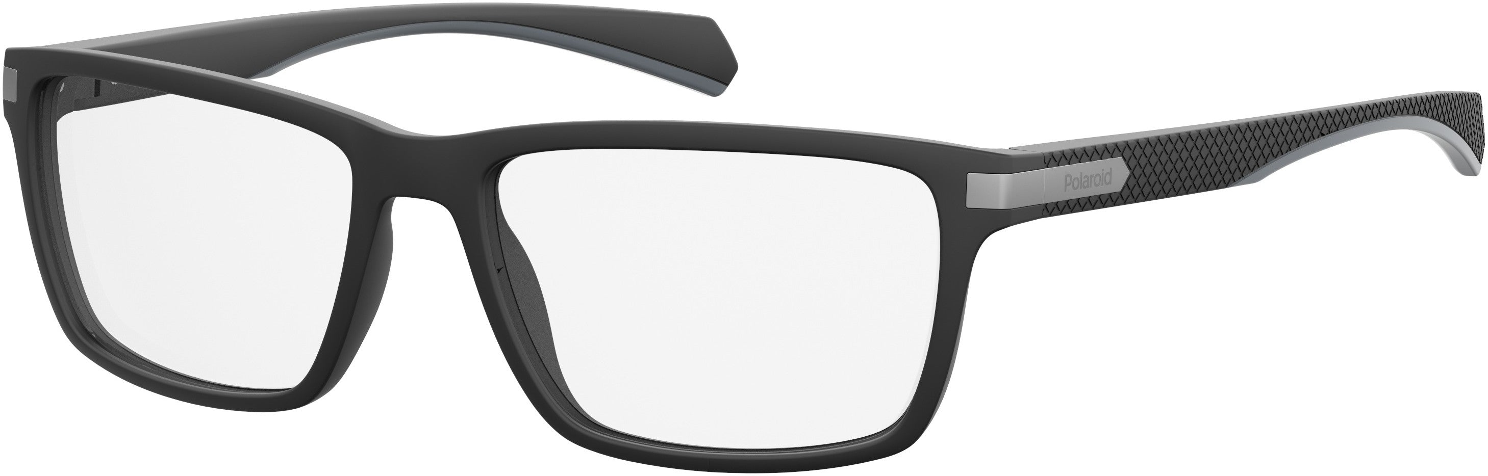 Polaroid Core Polaroid D 354 Rectangular Eyeglasses 0003-0003  Matte Black (00 Demo Lens)