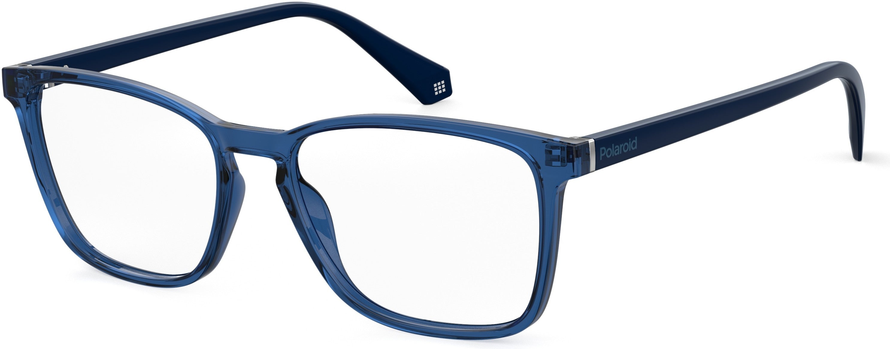 Polaroid Core Polaroid D 373 Square Eyeglasses 0PJP-0PJP  Blue (00 Demo Lens)