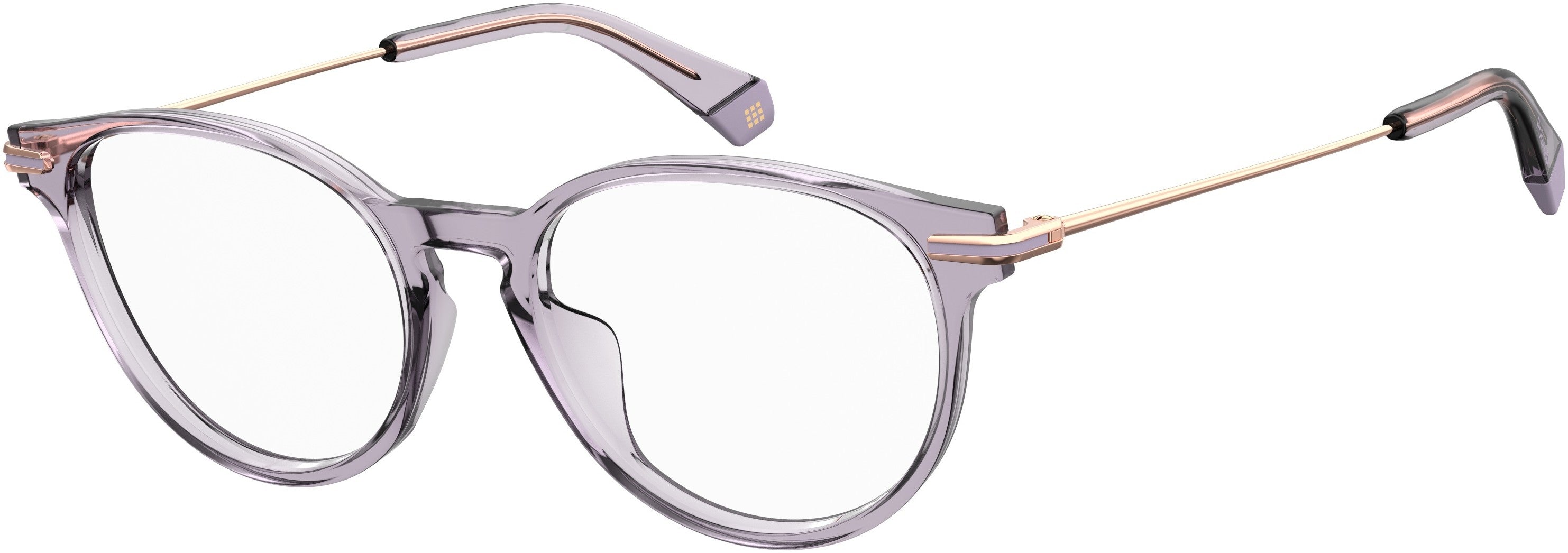 Polaroid Core Polaroid D 374/G Oval Modified Eyeglasses 0789-0789  Lilac (00 Demo Lens)