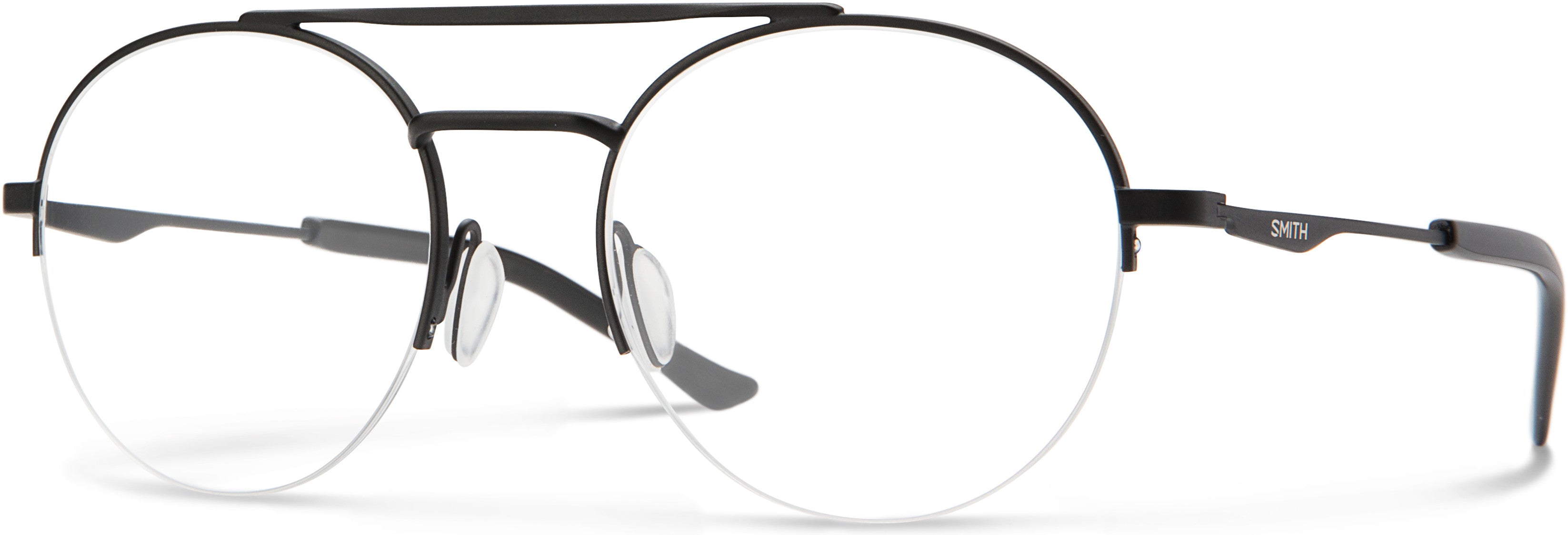  Smith Porter Oval Modified Eyeglasses 0003-0003  Matte Black (00 Demo Lens)