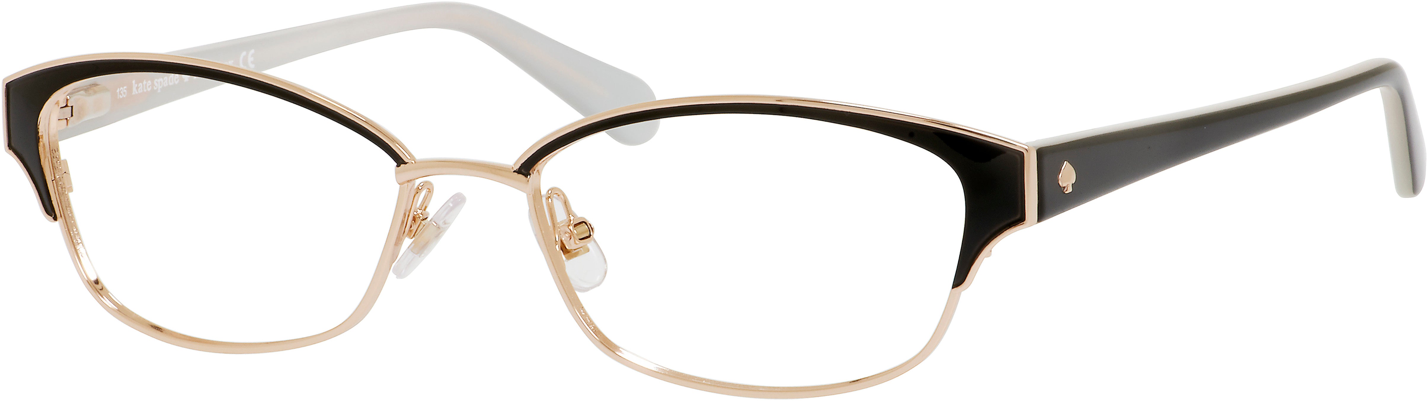 Kate Spade Ragan Us Tea Cup Eyeglasses 0003-0003  Black (00 Demo Lens)