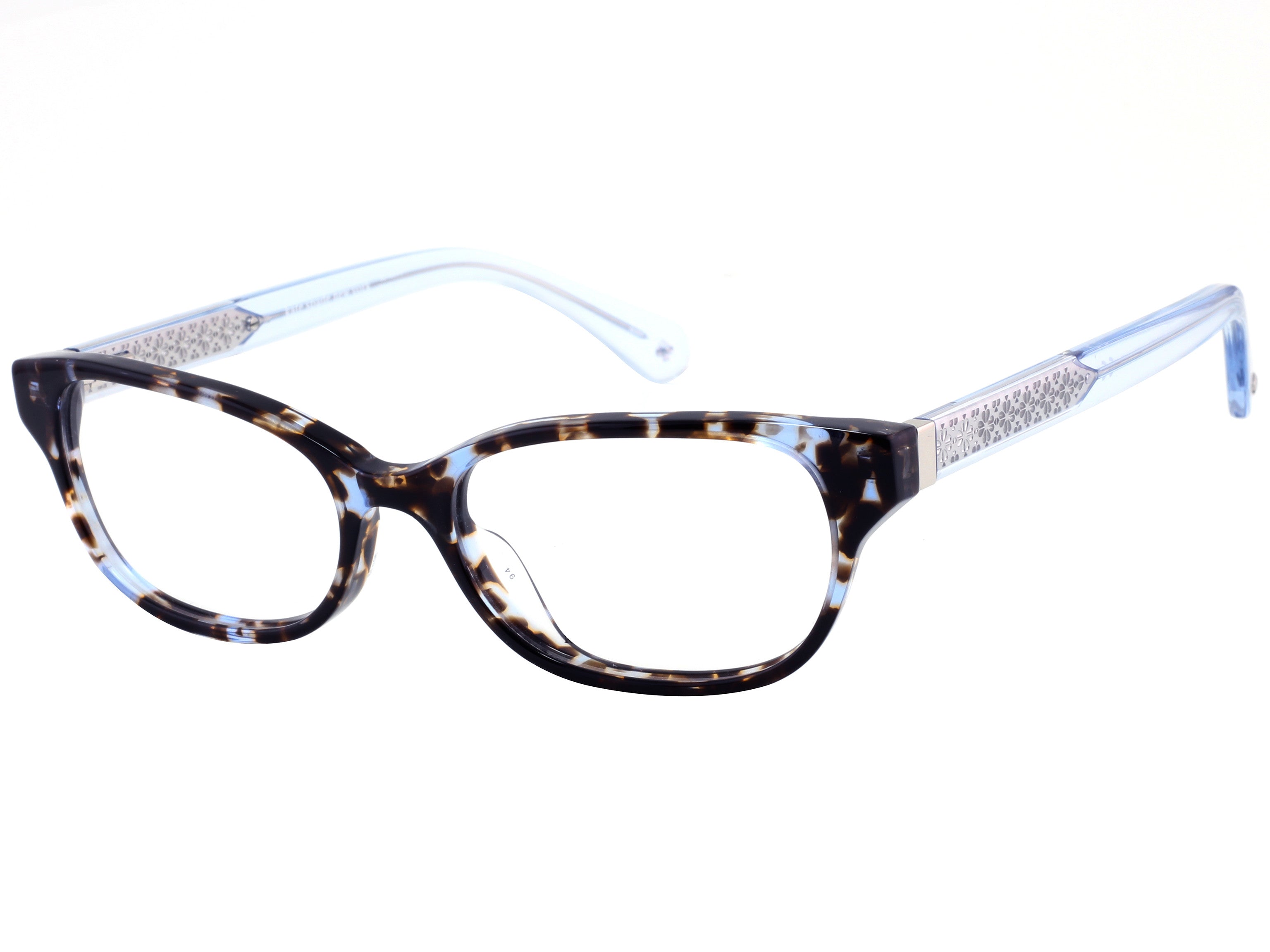 Kate Spade Rainey Rectangular Eyeglasses 0XP8-0XP8  Bl Havana Blue (00 Demo Lens)