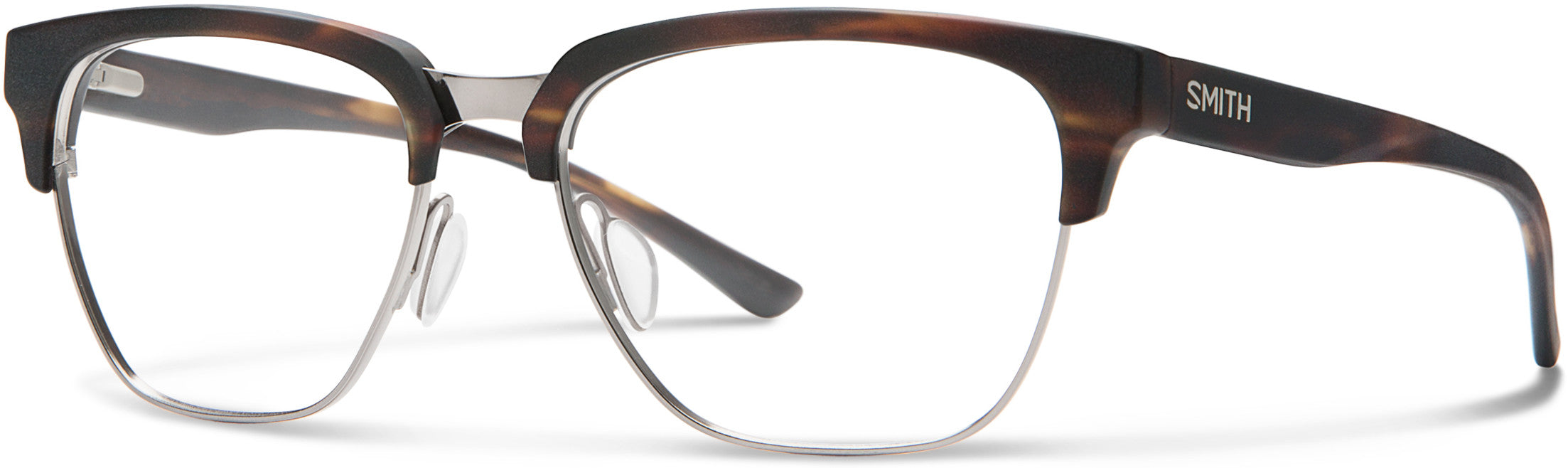 Smith Rewire Rectangular Eyeglasses 0CAG-0CAG  Gunmetal Dark Havana (00 Demo Lens)