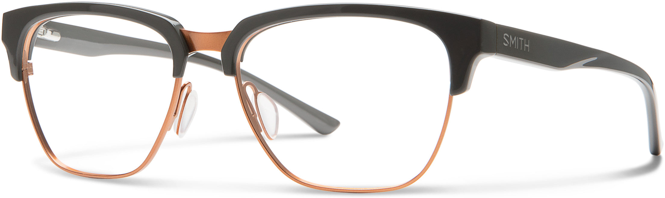 Smith Rewire Rectangular Eyeglasses 0S05-0S05  Dark Gray Brown (00 Demo Lens)