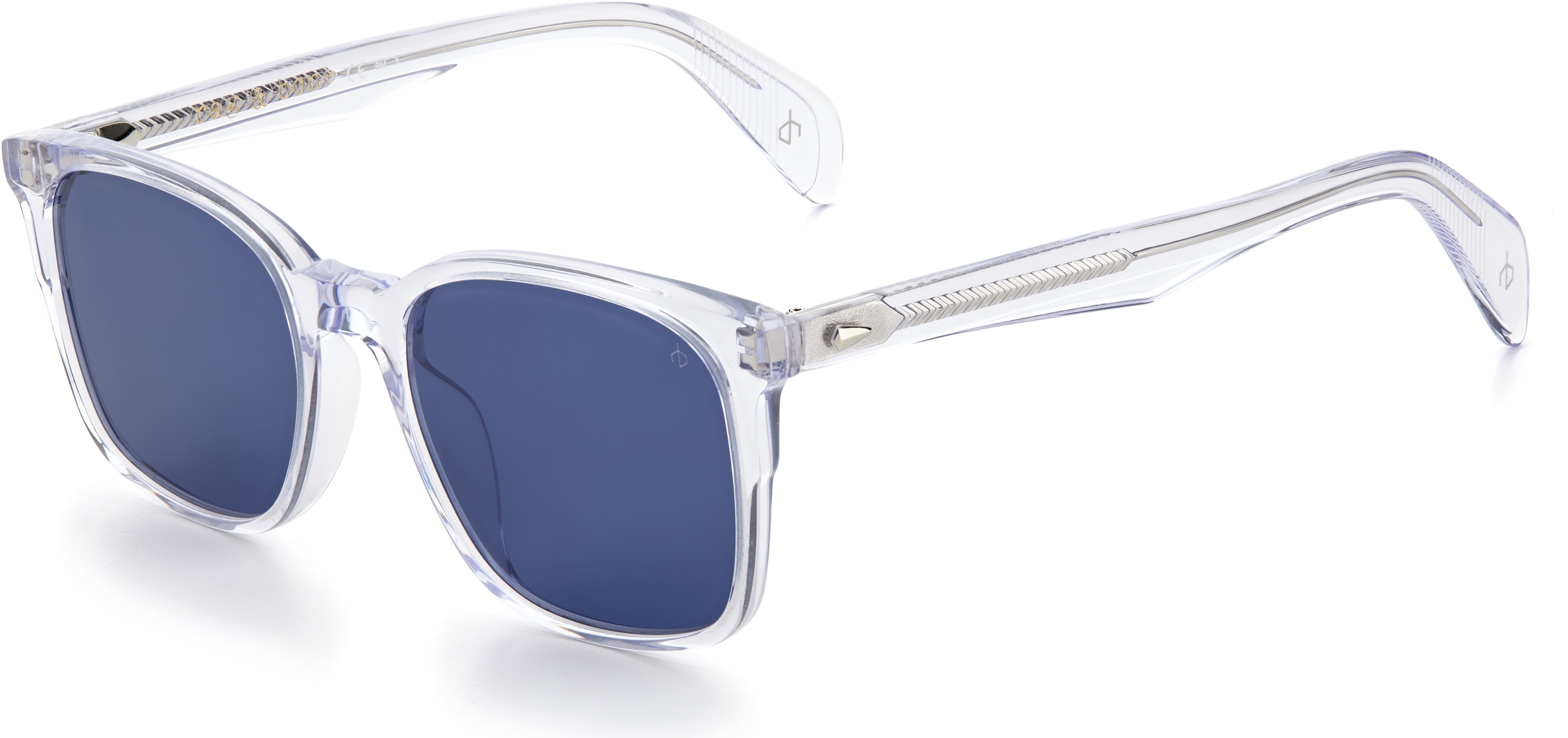Rag & Bone Rag &amp; Bone 5016/S Square Sunglasses 0900-0900  Crystal (KU Blue)