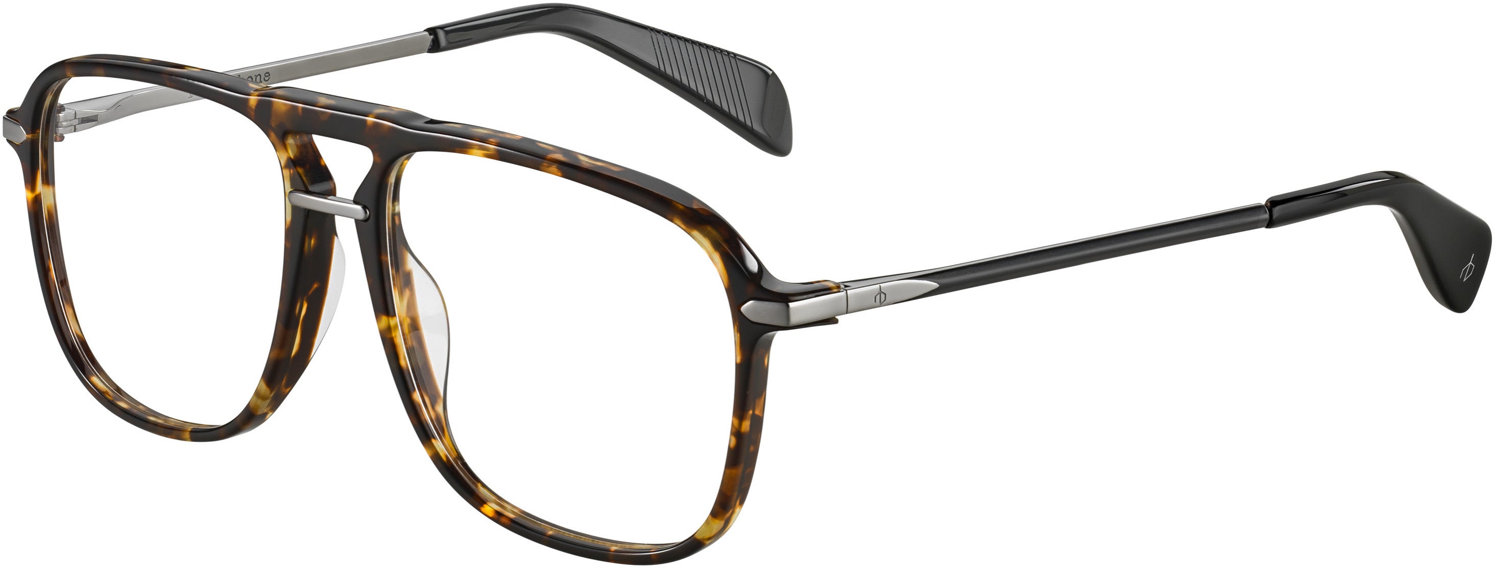 Rag & Bone Rag &amp; Bone 7006 Square Eyeglasses 03MA-03MA  Havana Ruthenium (00 Demo Lens)