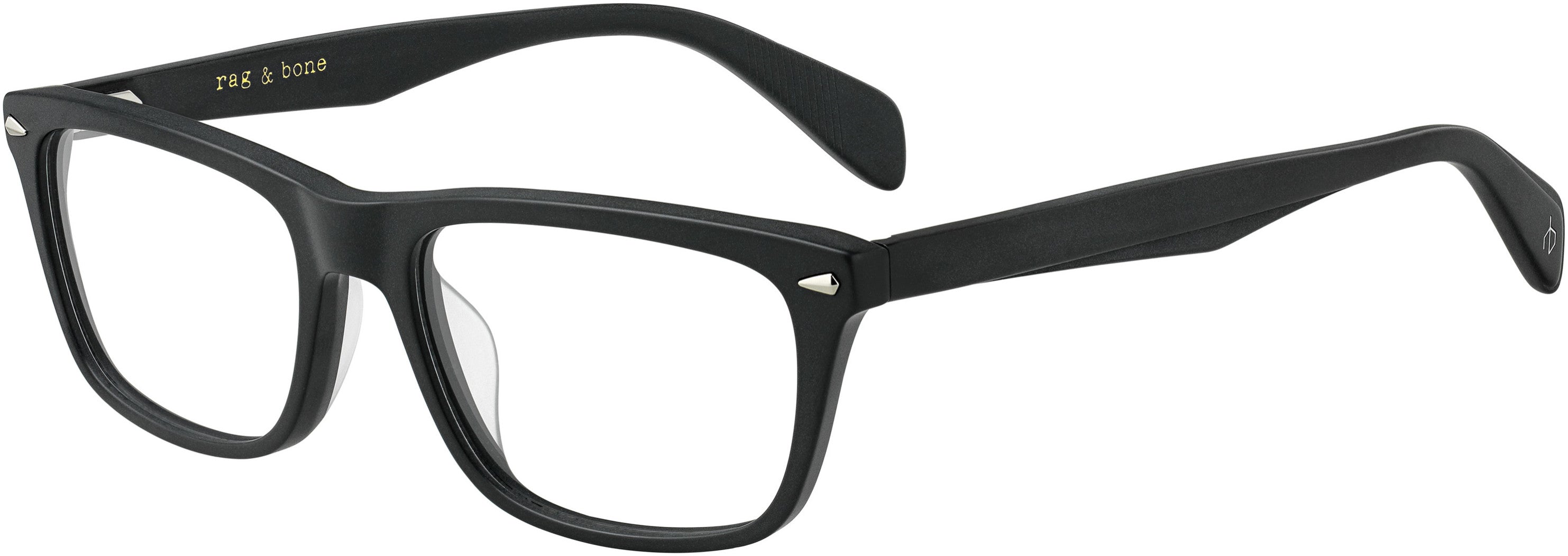 Rag & Bone Rag &amp; Bone 7014 Rectangular Eyeglasses 0003-0003  Matte Black (00 Demo Lens)