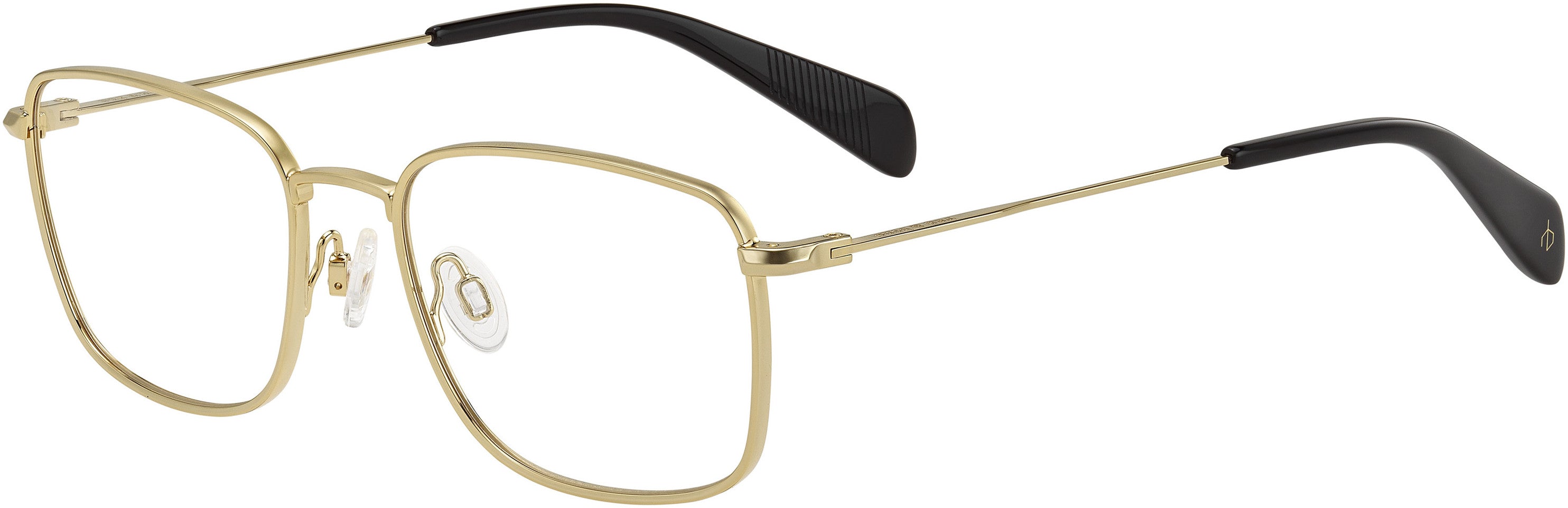 Rag & Bone Rag &amp; Bone 7022 Rectangular Eyeglasses 0J5G-0J5G  Gold (00 Demo Lens)