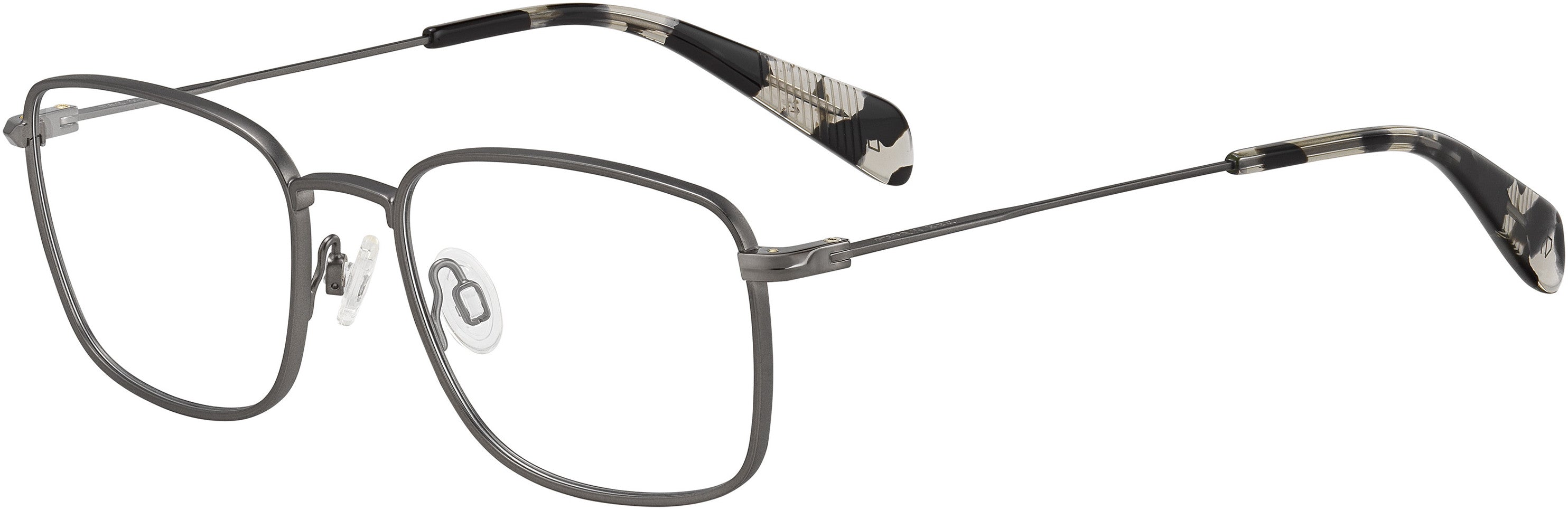 Rag & Bone Rag &amp; Bone 7022 Rectangular Eyeglasses 0R80-0R80  Semi Matte Dark Ruthenium (00 Demo Lens)
