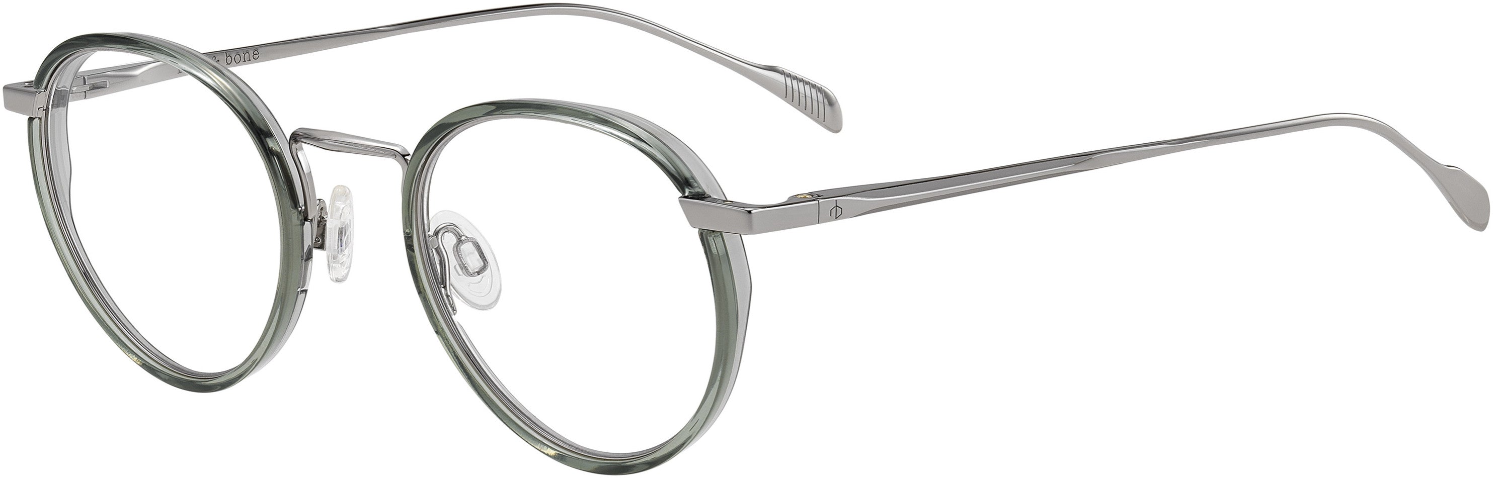 Rag & Bone Rag &amp; Bone 7025 Oval Modified Eyeglasses 0SMF-0SMF  Ruthenium Khak (00 Demo Lens)