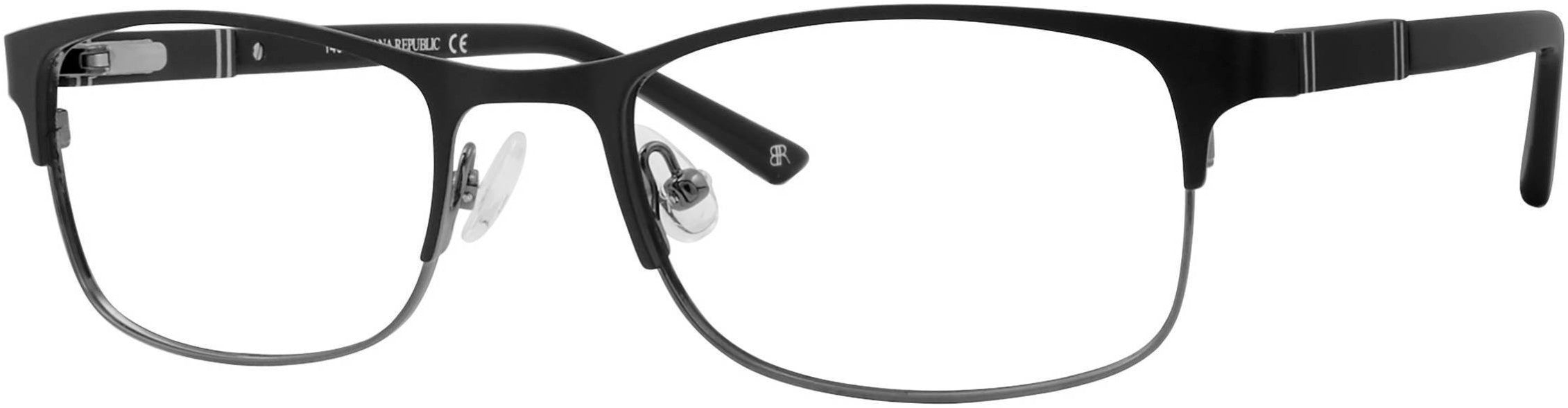 Banana Republic Roman/N Rectangular Eyeglasses 0003-0003  Matte Black (00 Demo Lens)