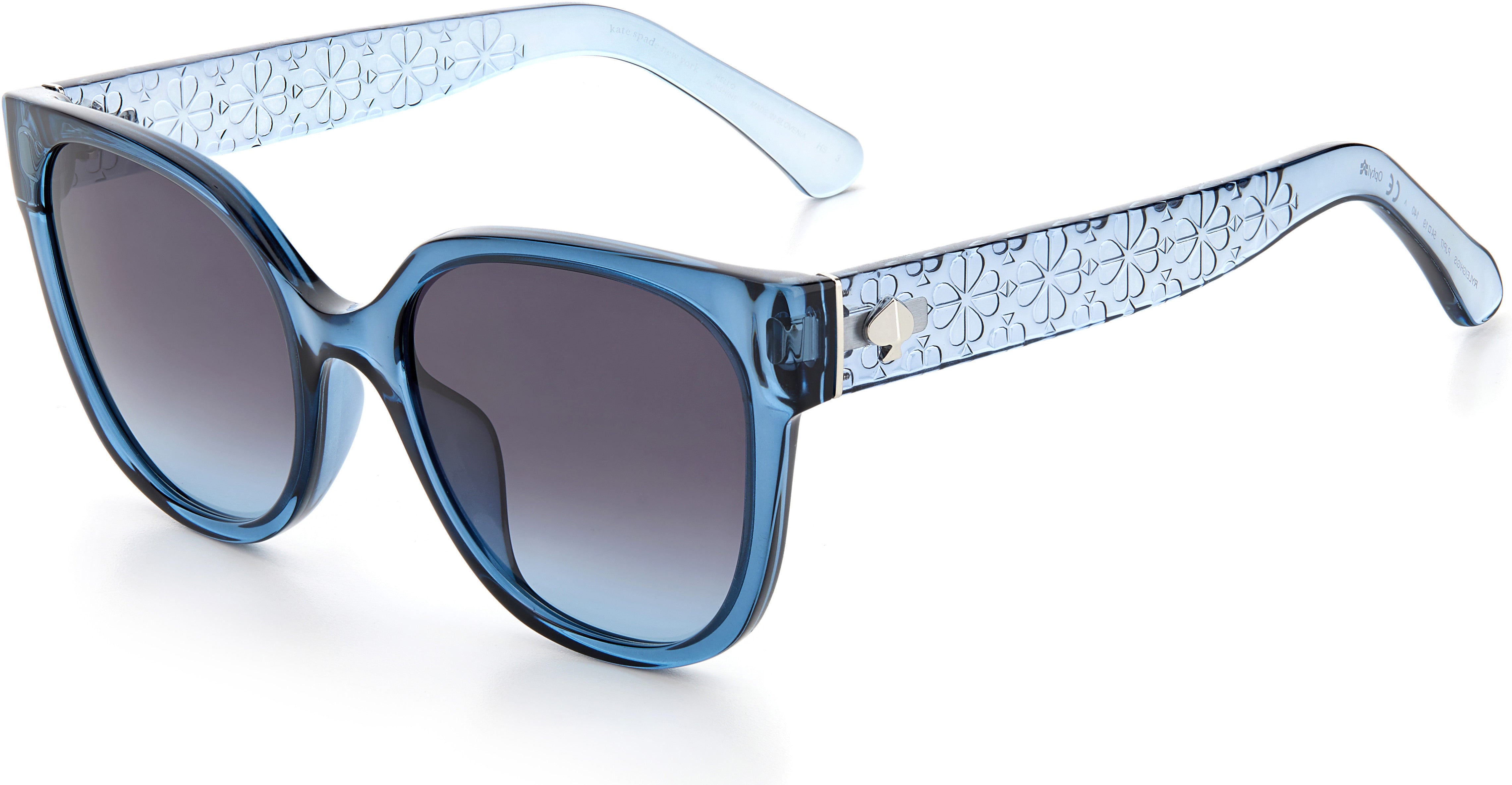 Kate Spade Ryleigh/G/S Cat Eye/butterfly Sunglasses 0PJP-0PJP  Blue (I7 Gray Shaded Petrol)