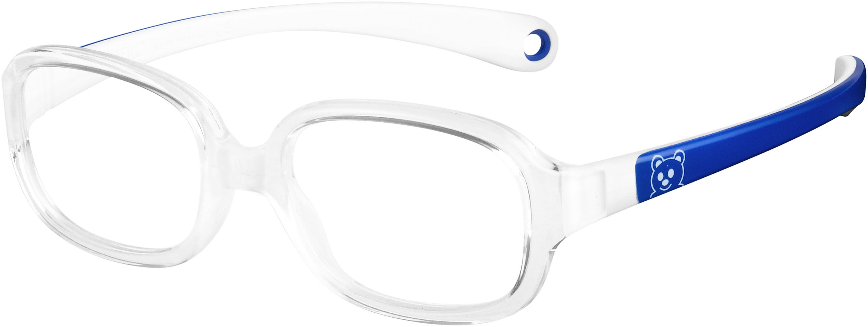 Safilo Safilo Kids Safilo 0002 Rectangular Eyeglasses 0R85-0R85  Crystal Blue (00 Demo Lens)
