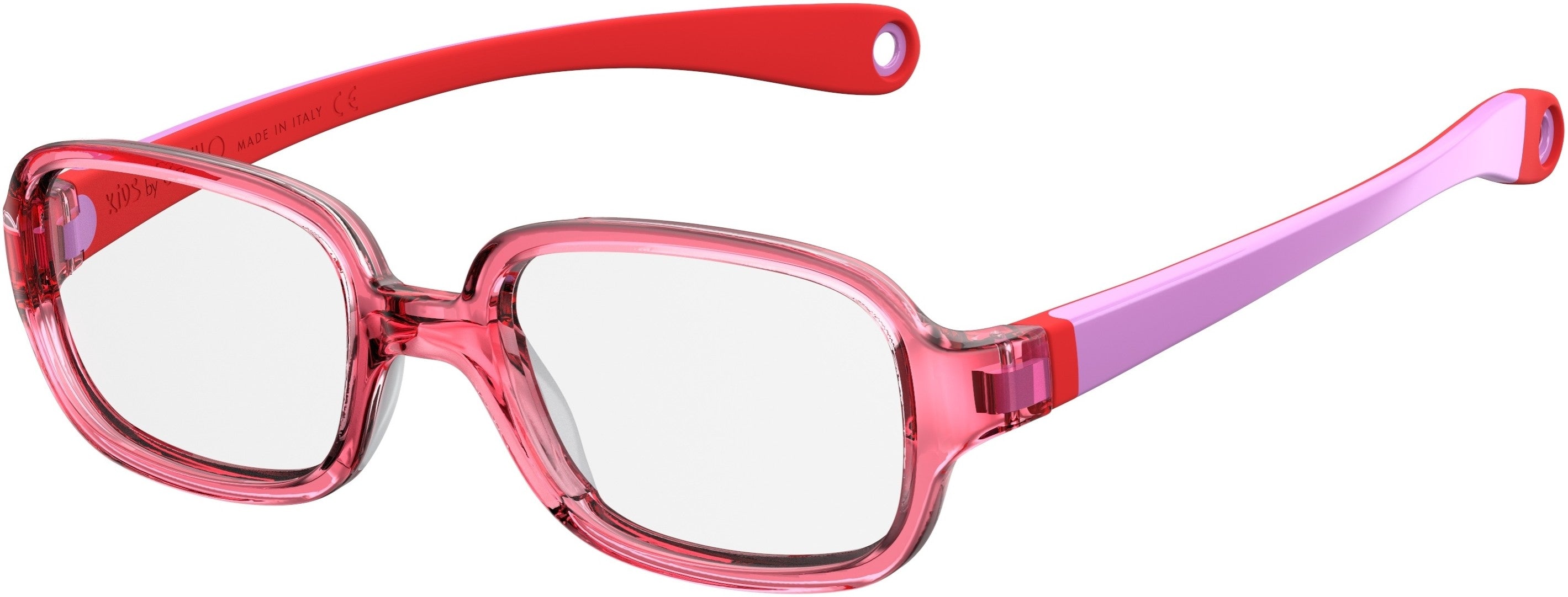 Safilo Safilo Kids Safilo 0003/N Rectangular Eyeglasses 035J-035J  Pink (00 Demo Lens)