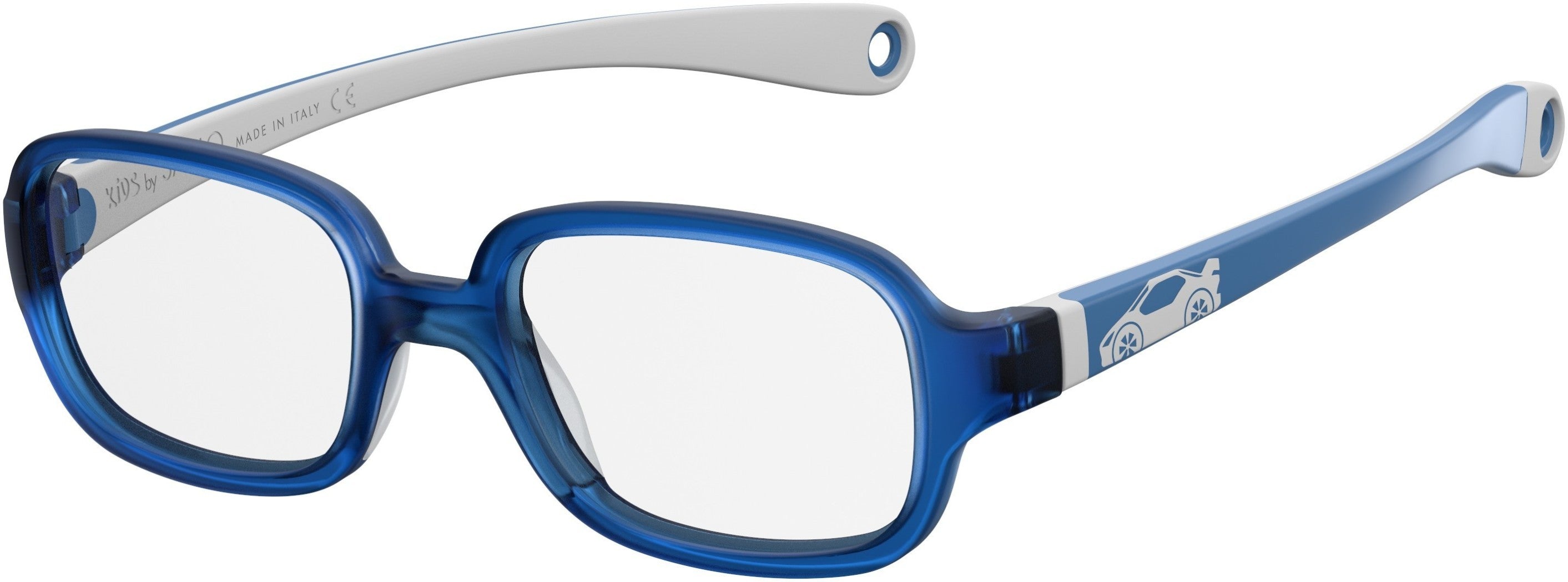 Safilo Safilo Kids Safilo 0003/N Rectangular Eyeglasses 0XW0-0XW0  Blue Gray (00 Demo Lens)