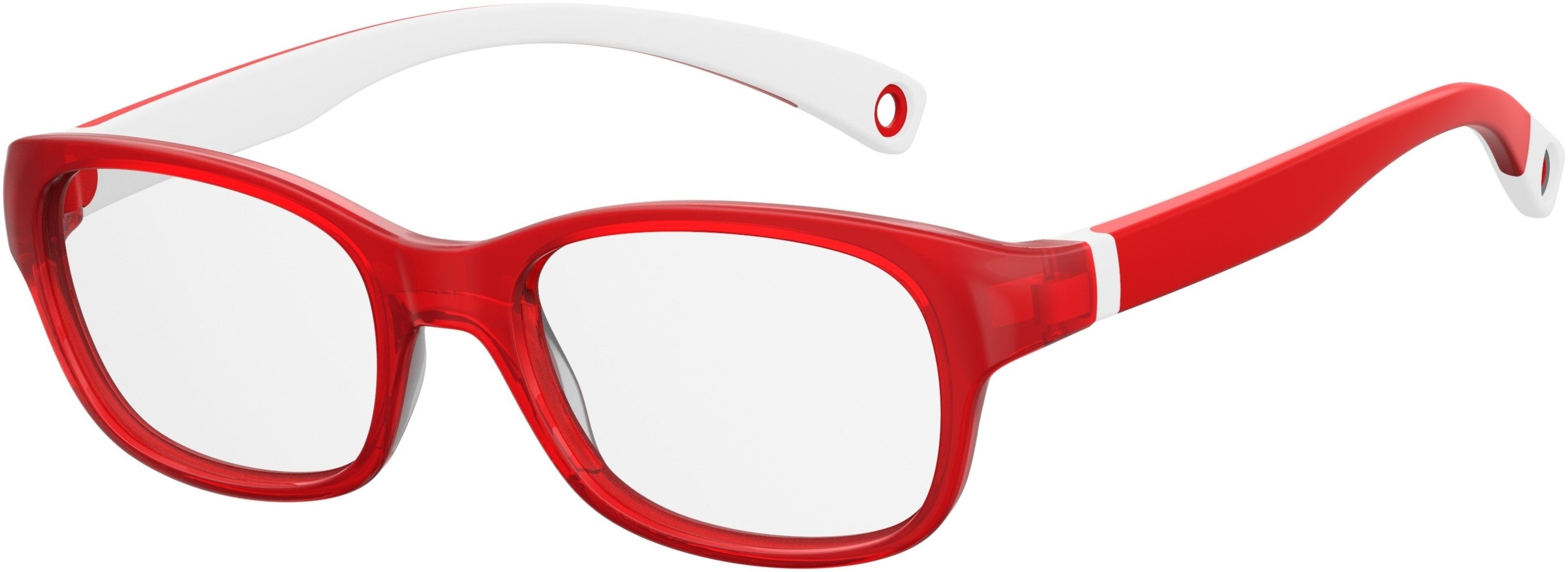 Safilo Safilo Kids Safilo 0007 Rectangular Eyeglasses 03KJ-03KJ  Red White (00 Demo Lens)