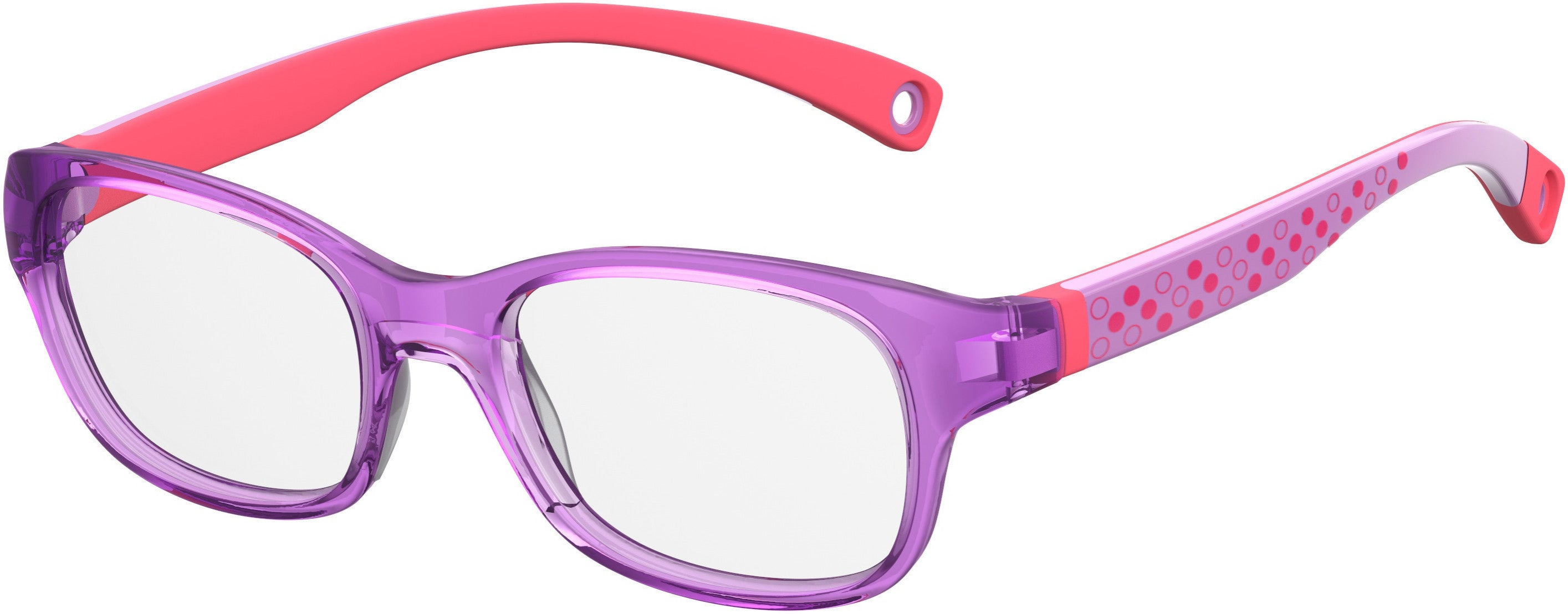 Safilo Safilo Kids Safilo 0007 Rectangular Eyeglasses 0BPK-0BPK  Flow Violet (00 Demo Lens)