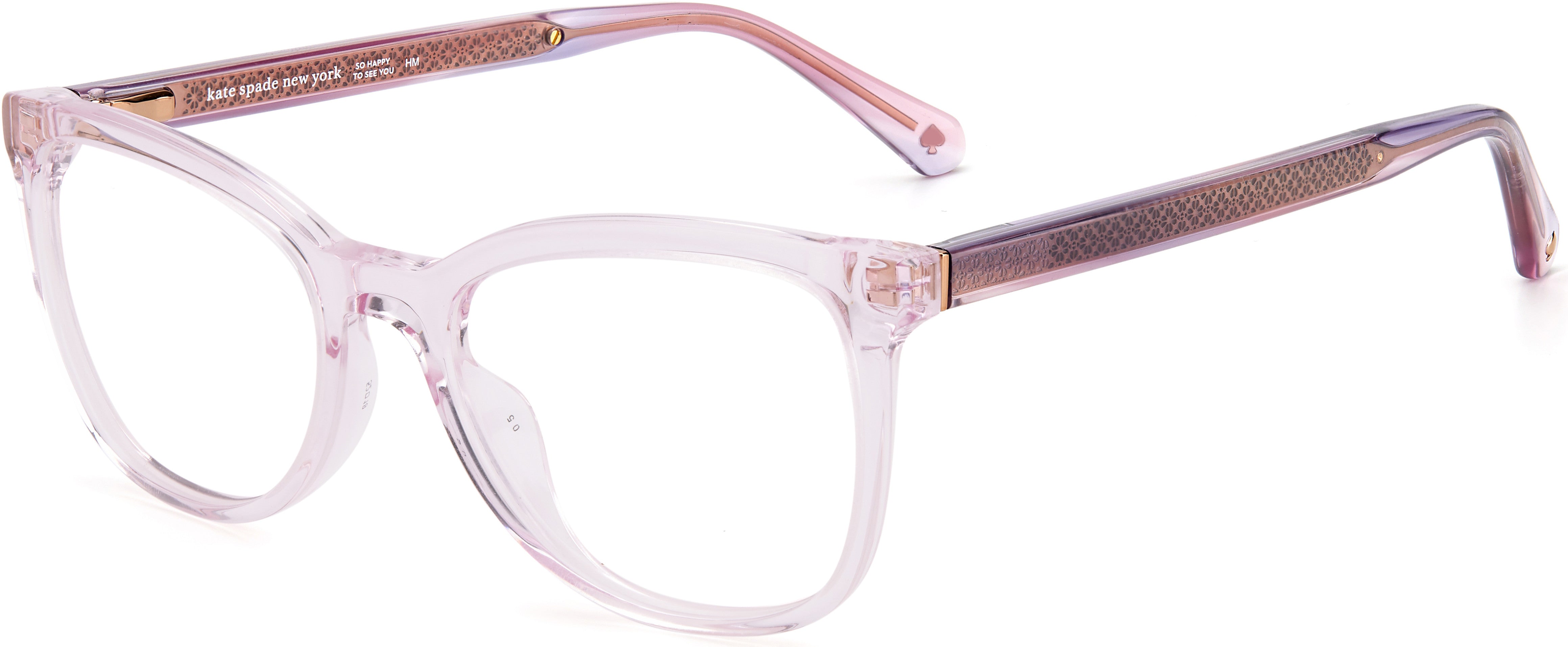 Kate Spade Sariyah Cat Eye/butterfly Eyeglasses 035J-035J  Pink (00 Demo Lens)