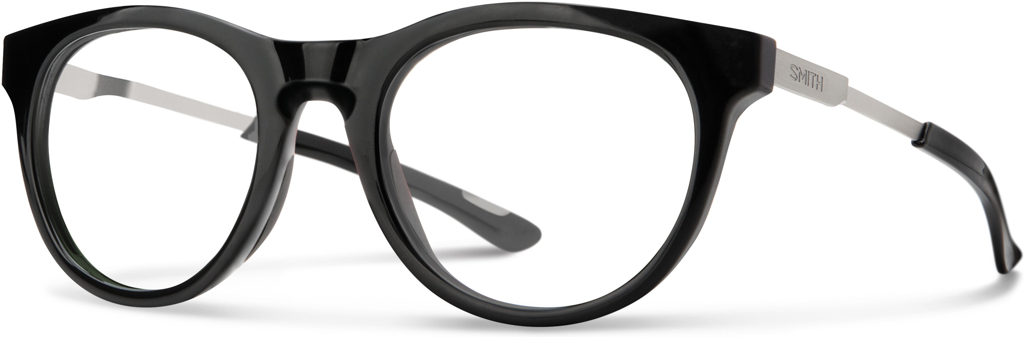 Smith Sequence Oval Modified Eyeglasses 0284-0284  Black Ruthenium (00 Demo Lens)