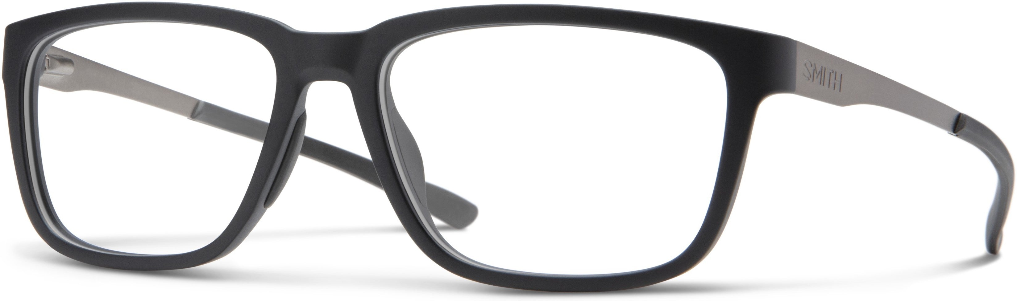 Smith Spindle Rectangular Eyeglasses 0003-0003  Matte Black (00 Demo Lens)