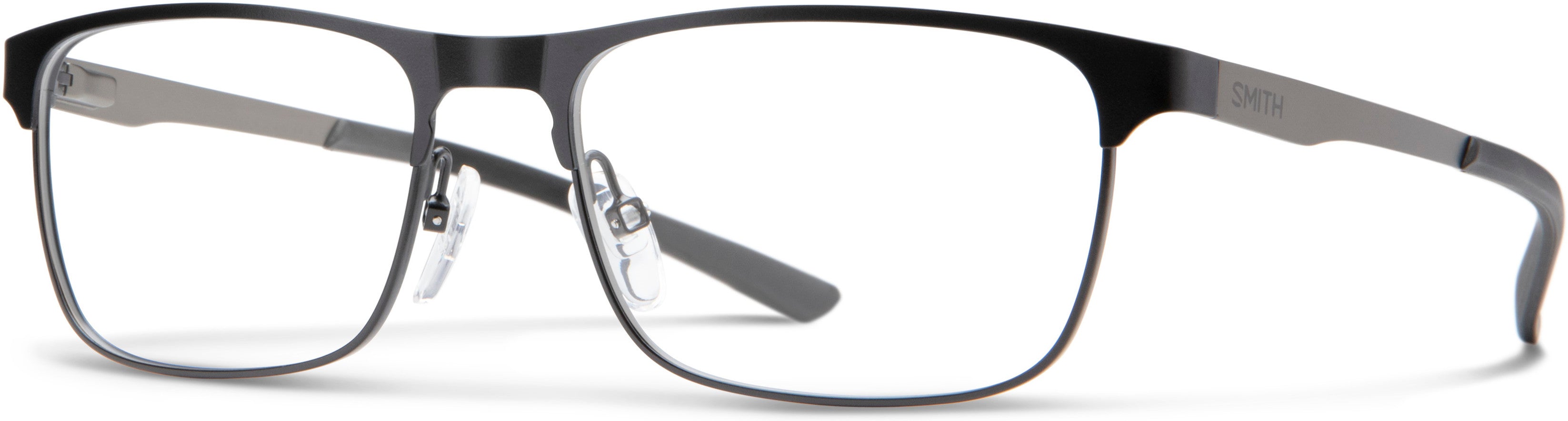 Smith Sprocket Rectangular Eyeglasses 0003-0003  Matte Black (00 Demo Lens)