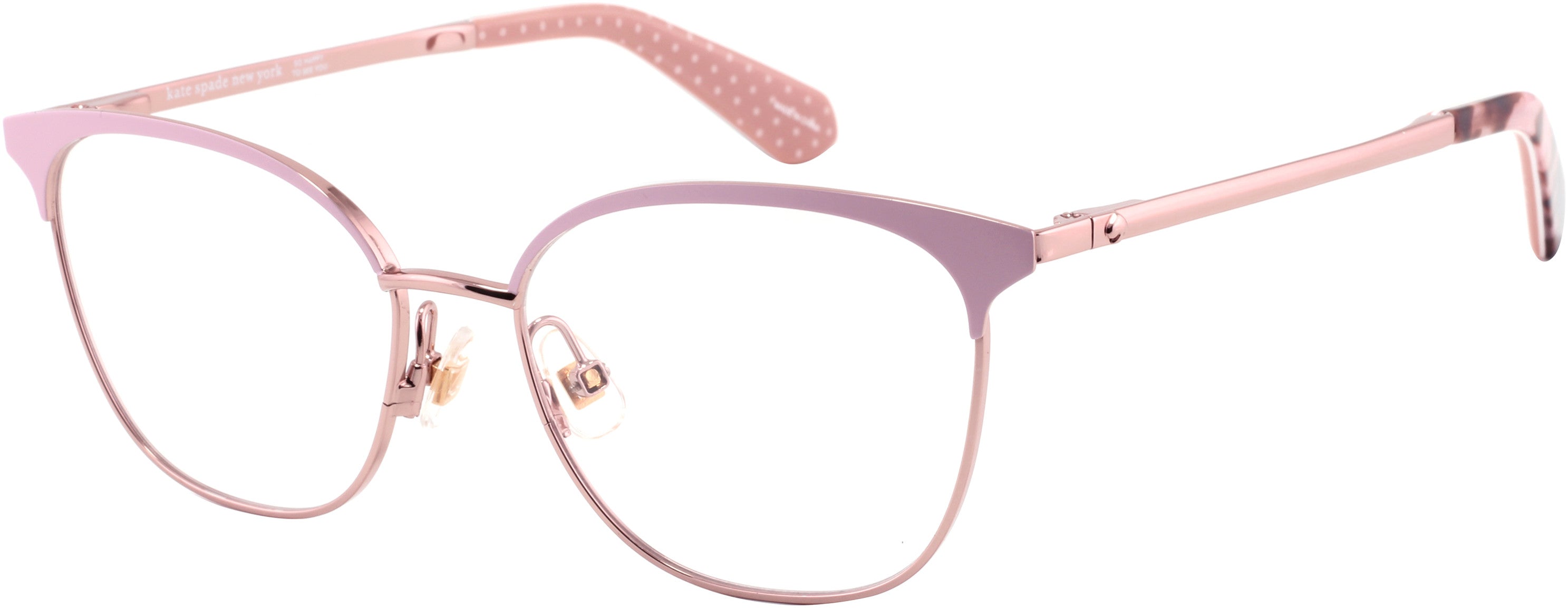 Kate Spade Tana/G Square Eyeglasses 035J-035J  Pink (00 Demo Lens)