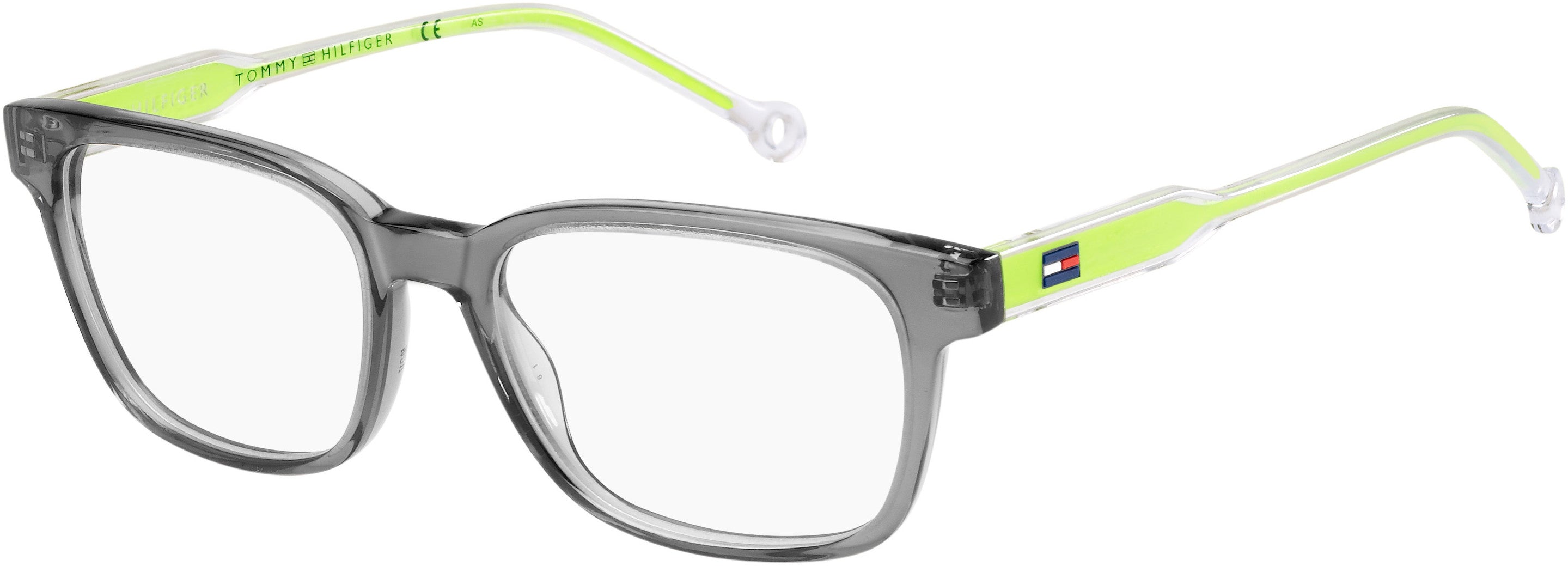 Tommy Hilfiger T. Hilfiger 1427 Rectangular Eyeglasses 0Y5F-0Y5F  Gray Crystal Yellow (00 Demo Lens)