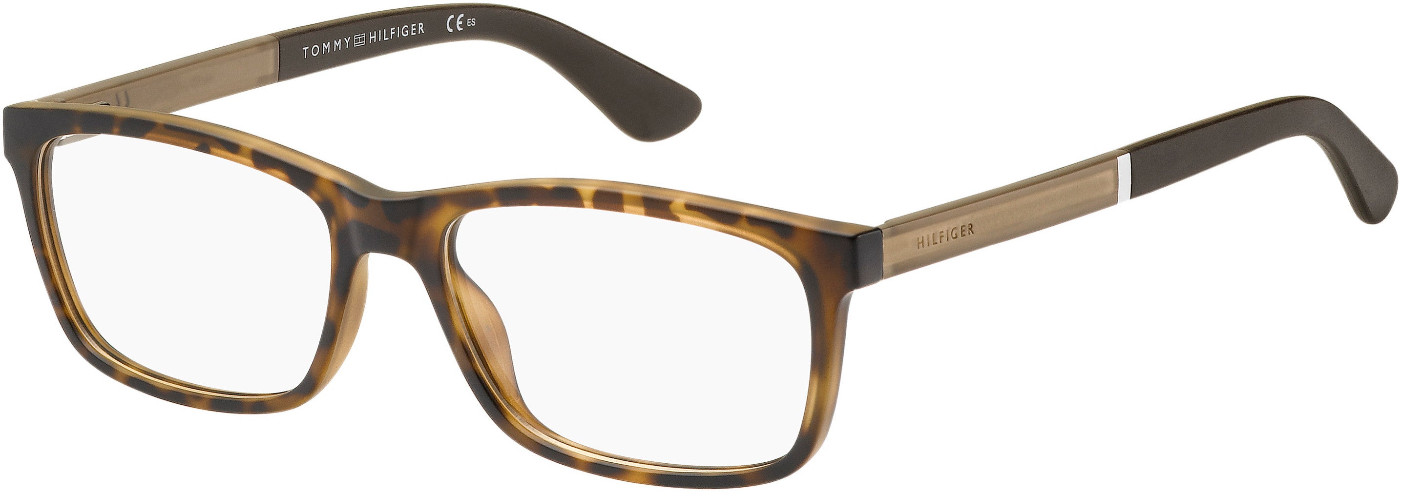 Tommy Hilfiger T. Hilfiger 1478 Rectangular Eyeglasses 0N9P-0N9P  Matte Havana (00 Demo Lens)