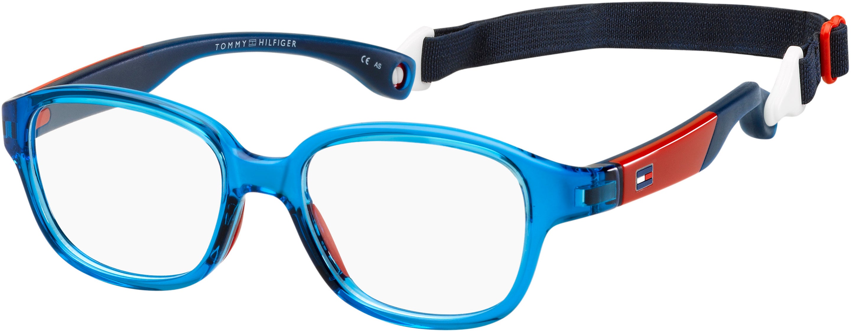Tommy Hilfiger T. Hilfiger 1500 Oval Modified Eyeglasses 0MVU-0MVU  Azure (00 Demo Lens)
